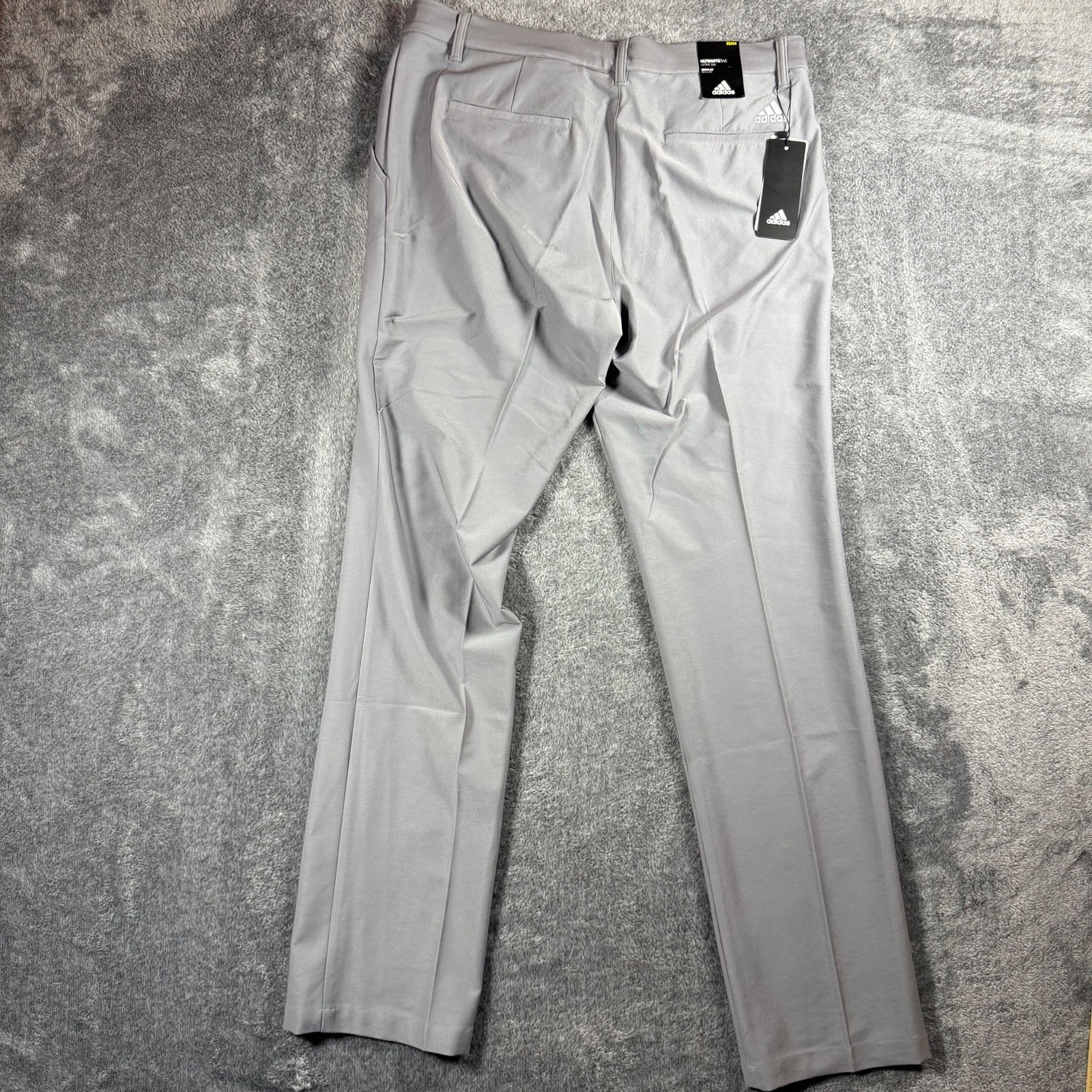 Adidas Ultimate365 Golf Pants Mens 33×34 (34×32) Gray Performance Stretch NWT
