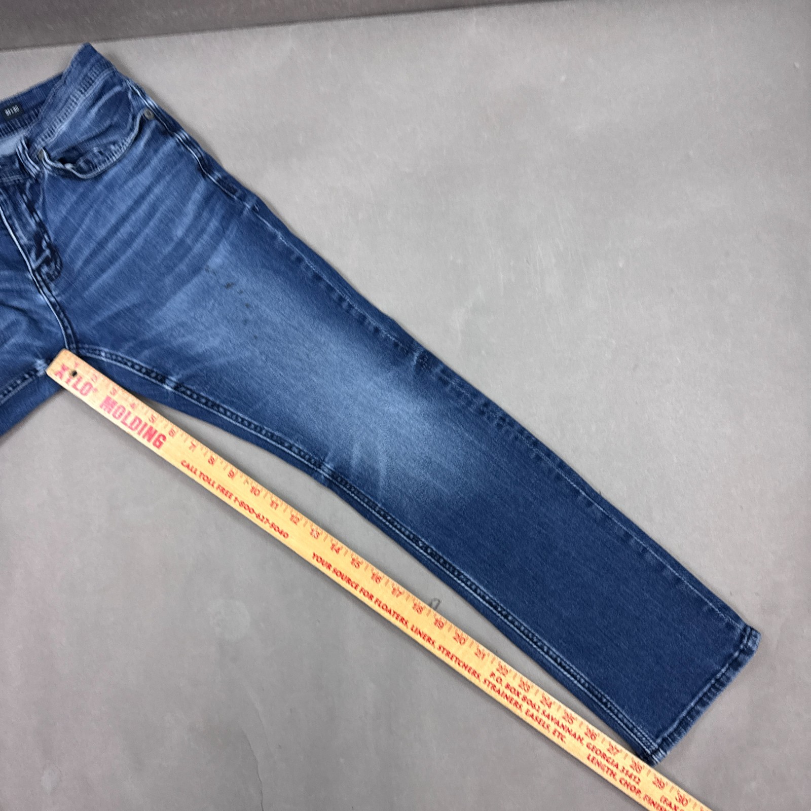 Buckle BKE Jeans Men 30×28 Blue Alec Denim Pant Faded Stretch Washout (Tag32x30)