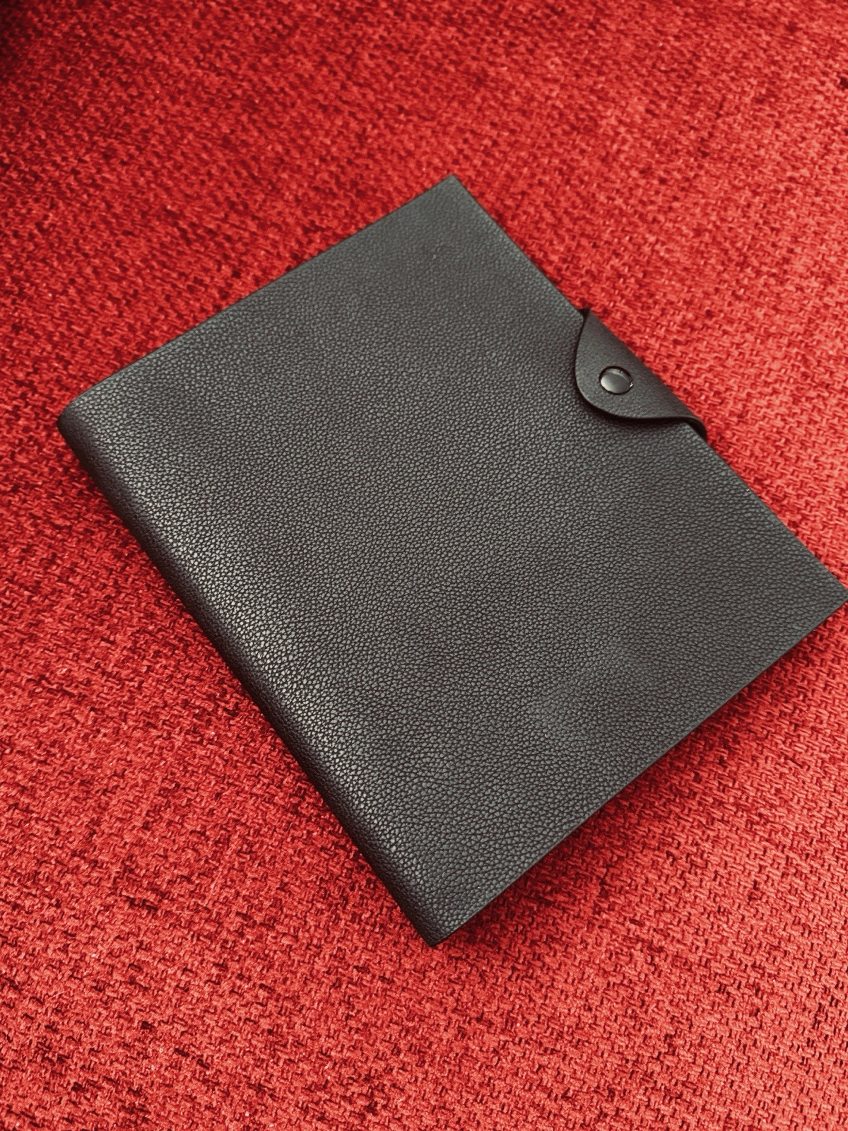 IWC Leather Notebook Journals Black, B5 Size 22.5*19 cm, 70 pages, Refillable