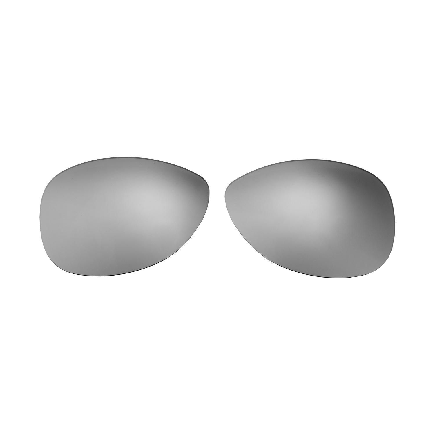 Walleva Titanium and Black Polarized Lenses For Ray-Ban RB3362 Cockpit 59mm