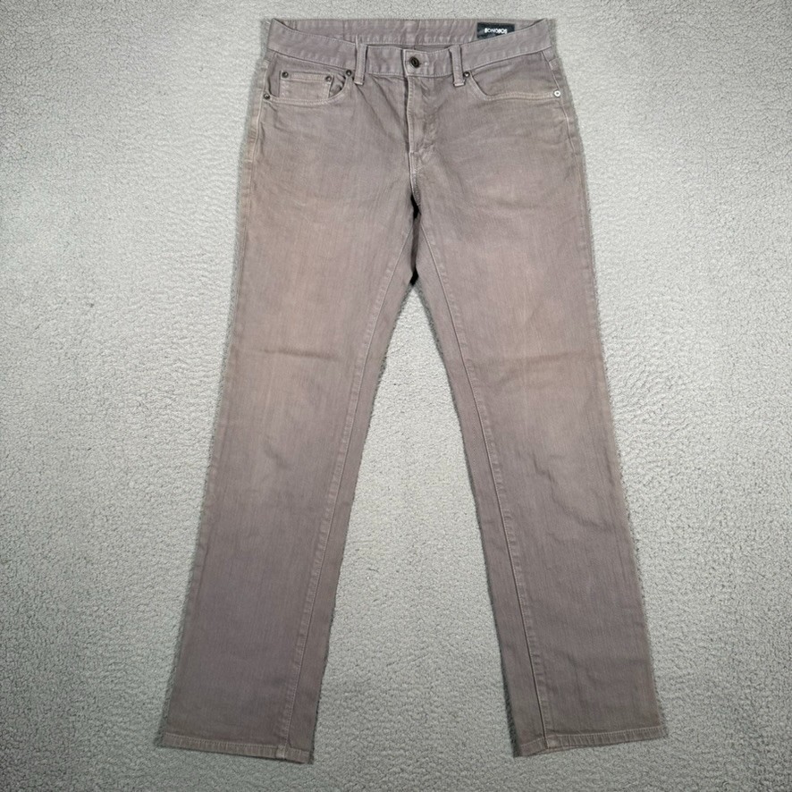 Bonobos Jeans Mens 31×30 Gray Travel Jean Slim Fit Denim 5 Pocket Made in USA
