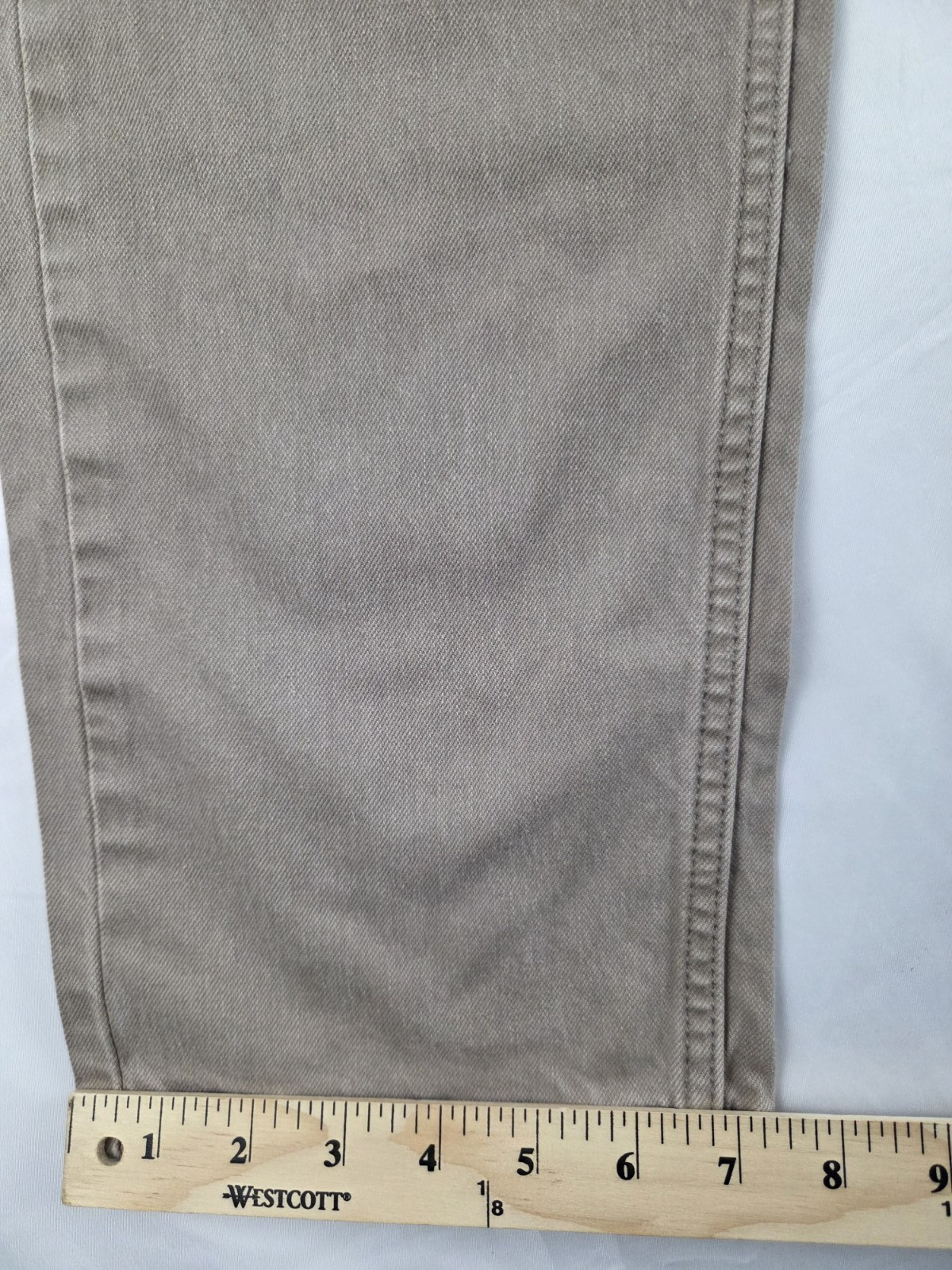 Levis Mens Jeans 505 Regular Straight Leg Stretch Size 30X30 Sand Brown