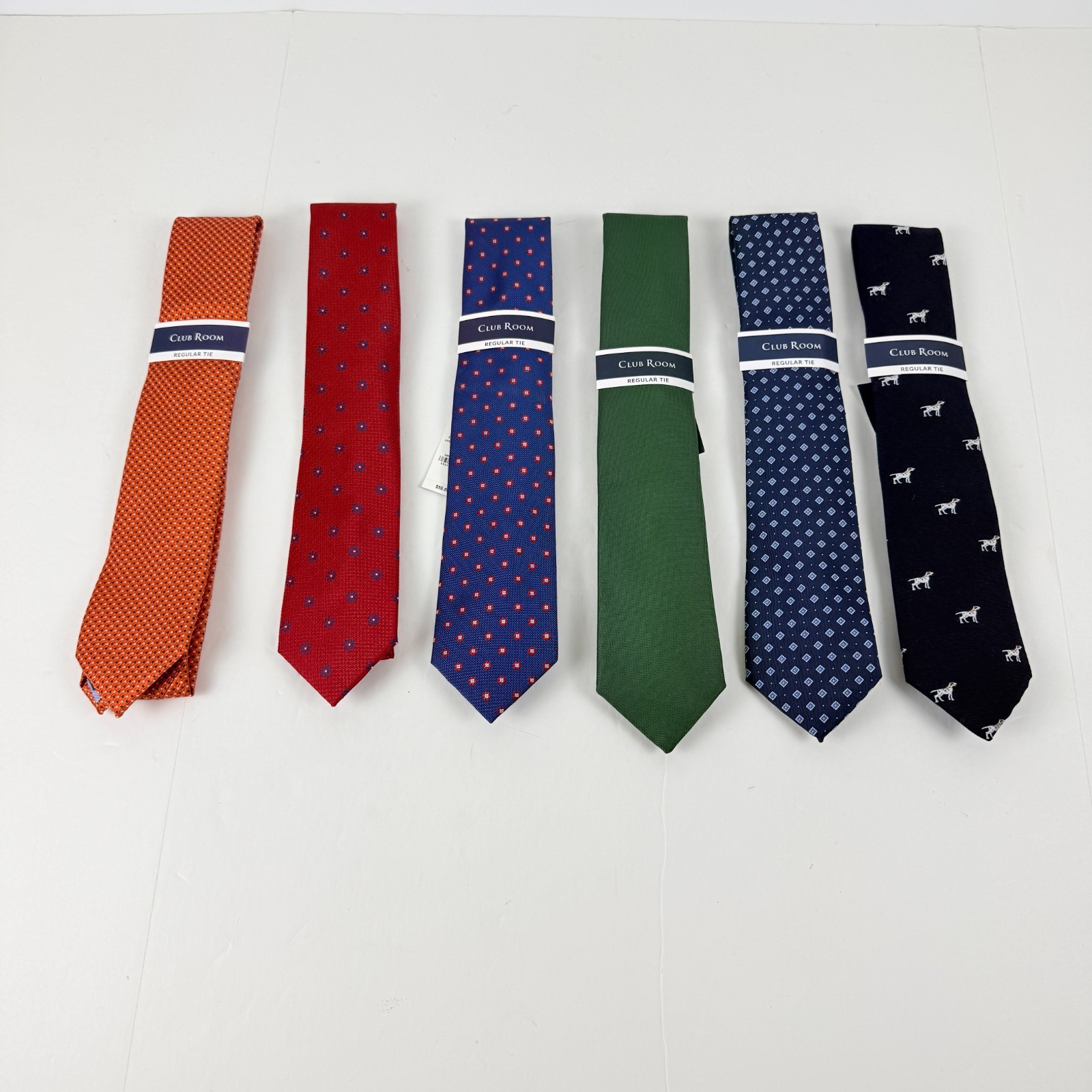 Club Room Men’s Premium Ties Assorted Business Office Formal New Fast Ship -O/S