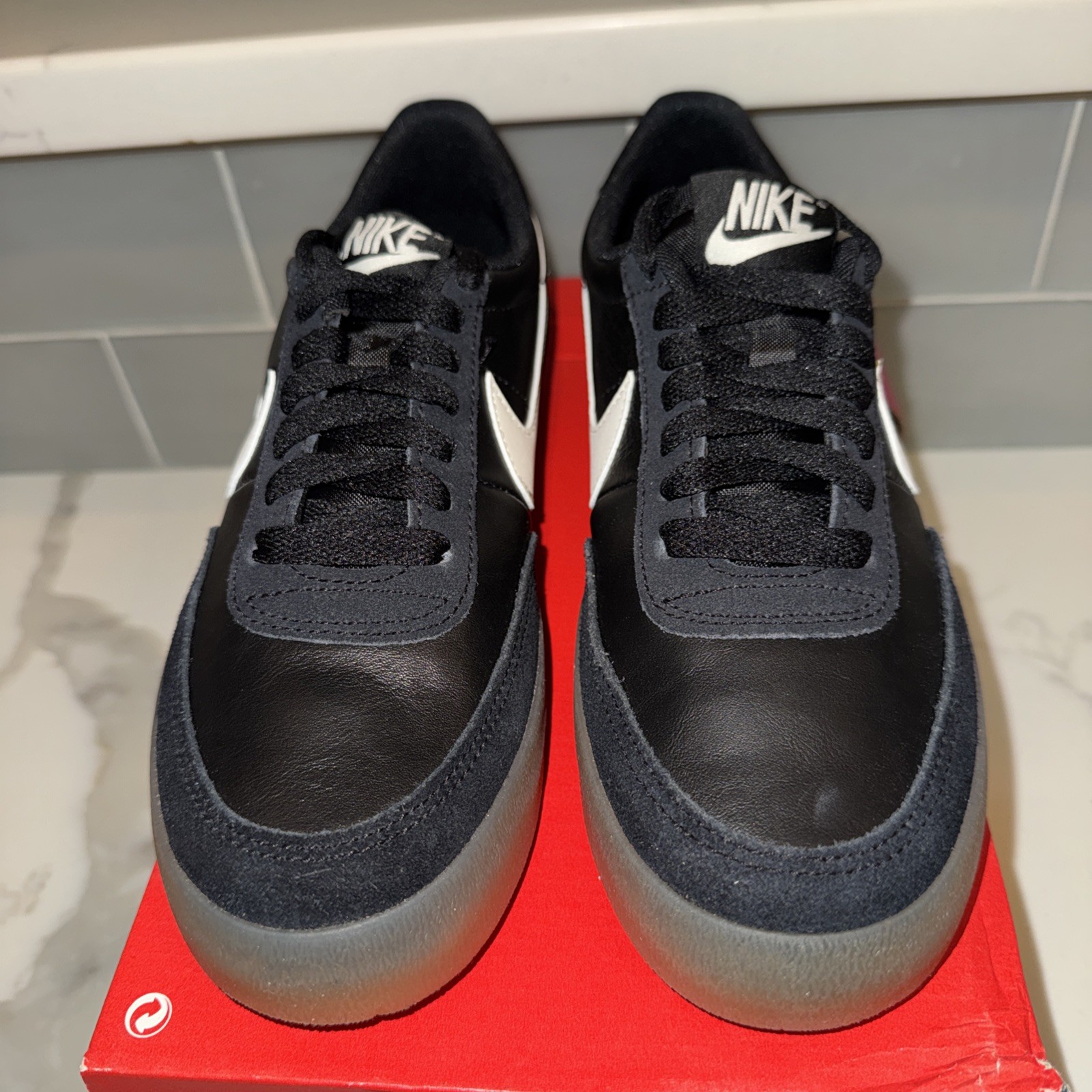 Nike Black Sail – Gum Yellow Killshot 2 Black Gum Bottom Size 7 Women 5 Men New