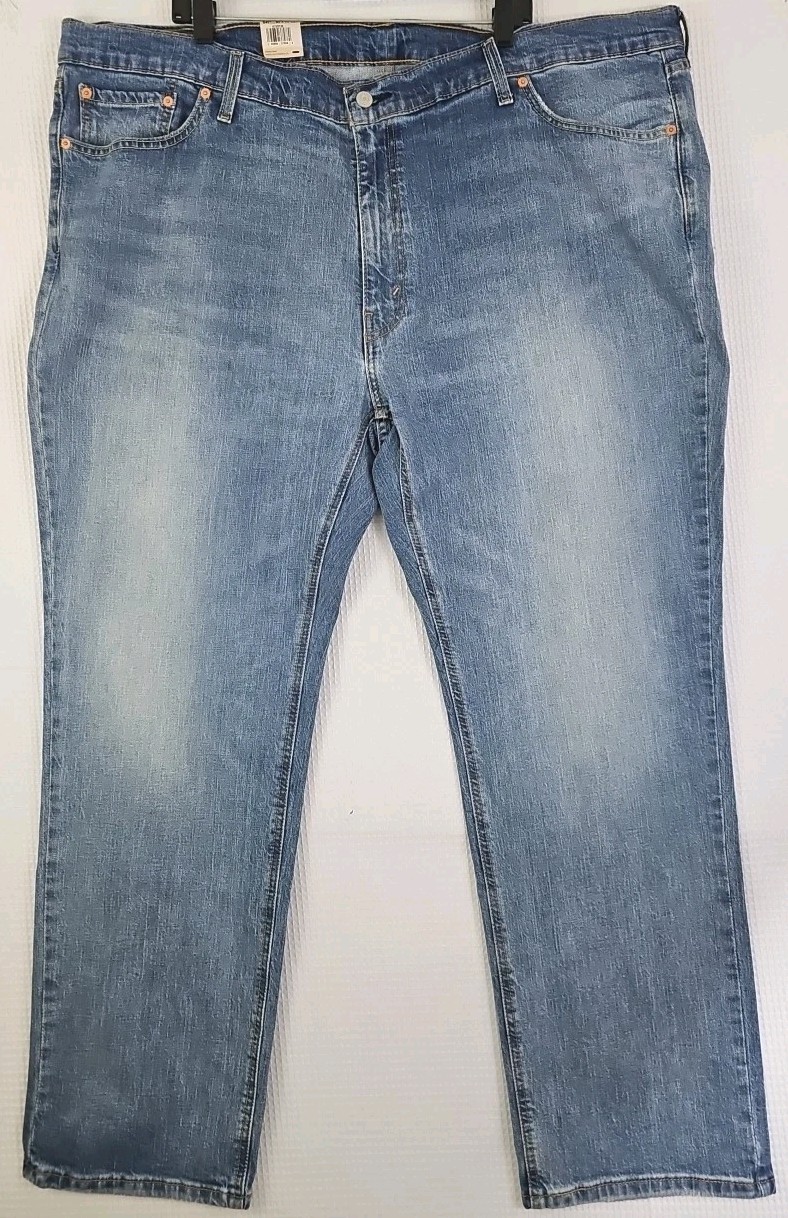 Levi’s 541 ~Men’s 50×32~ Blue Denim Athletic Taper Jeans Stretch NWT.