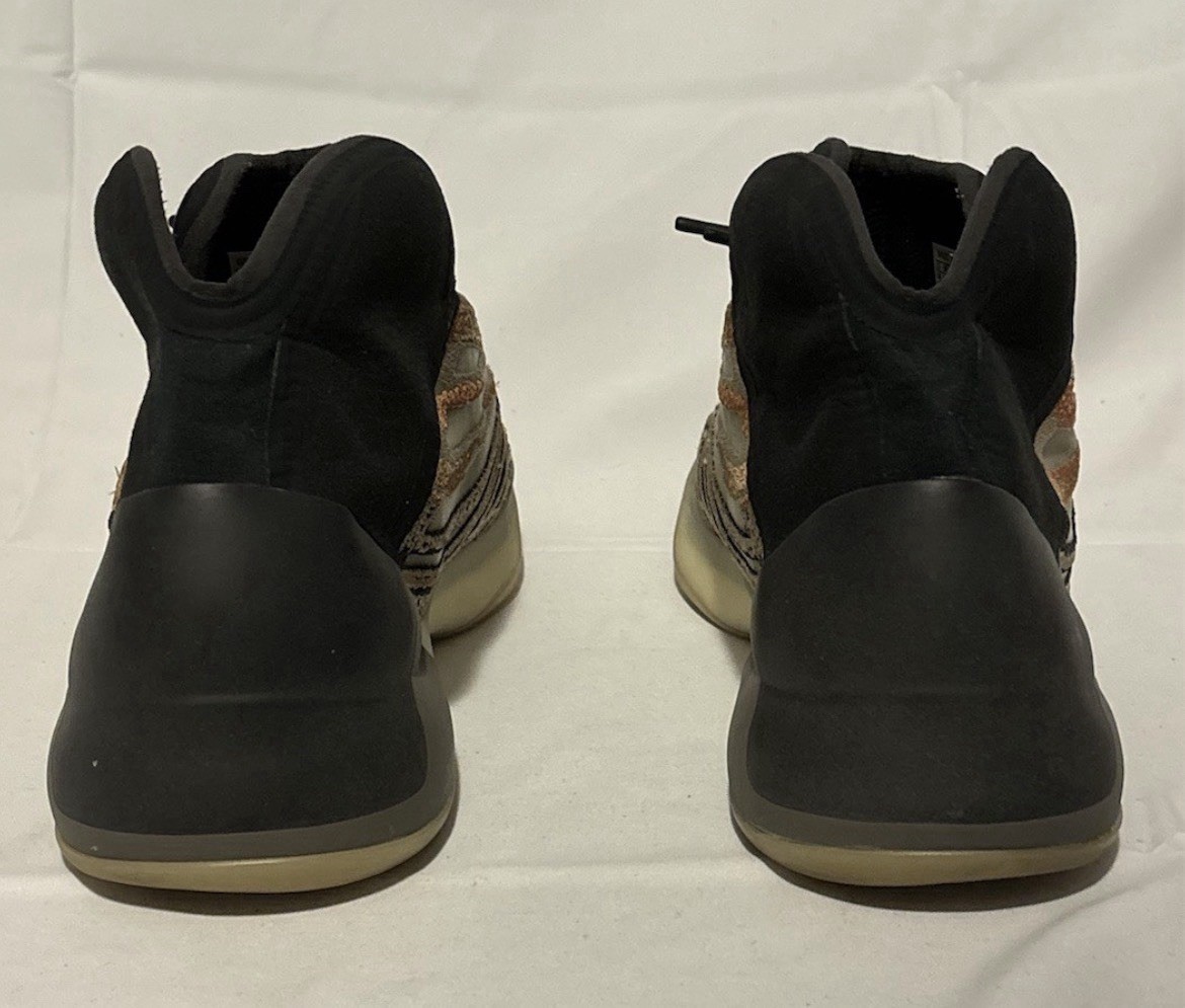 adidas Yeezy Quantum Flash Orange Mid Top Lace Up Sneaker GW5314 2021