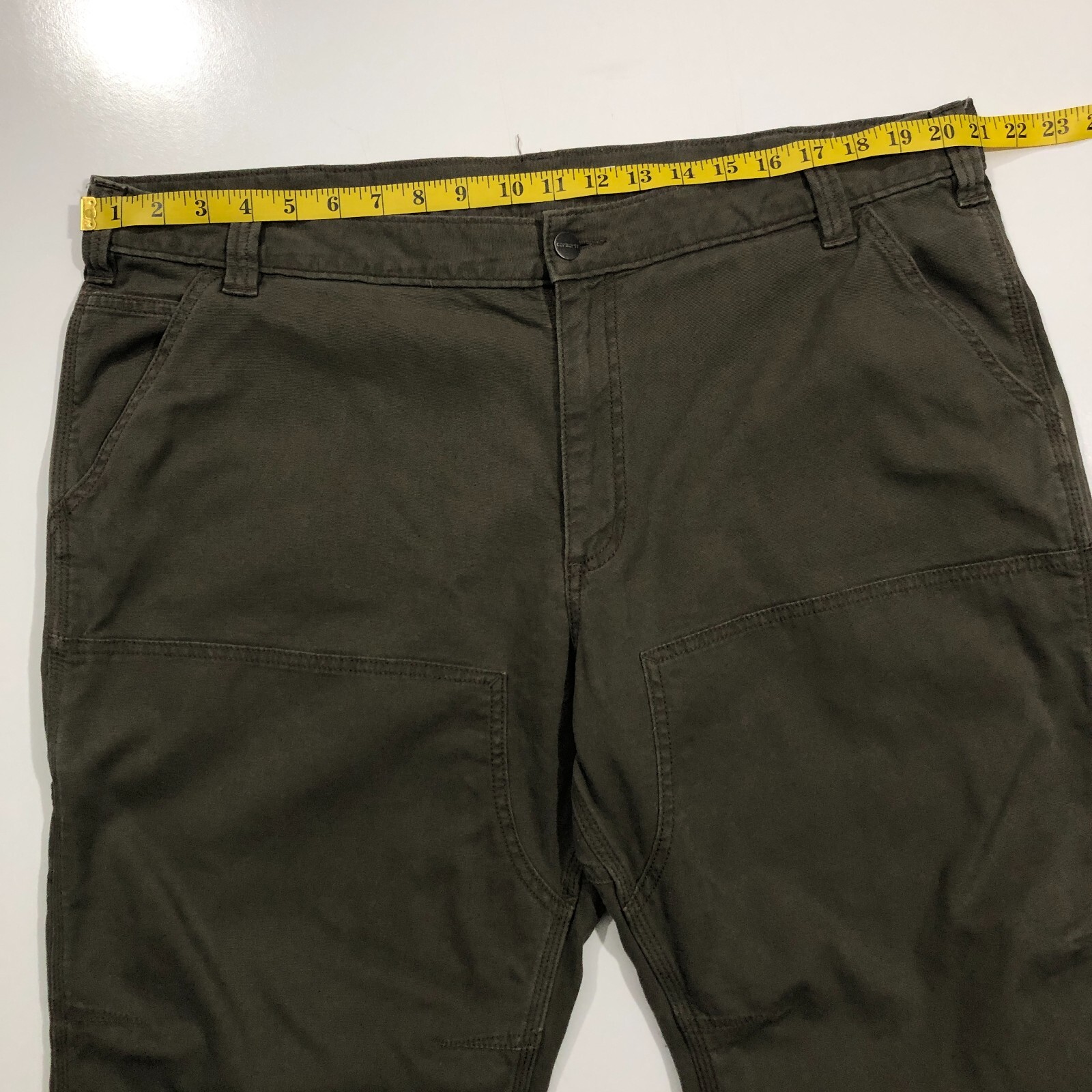 Carhartt Mens 42×30 Rugged Flex Relaxed Fit Duck Double Knee Utility Work Pants
