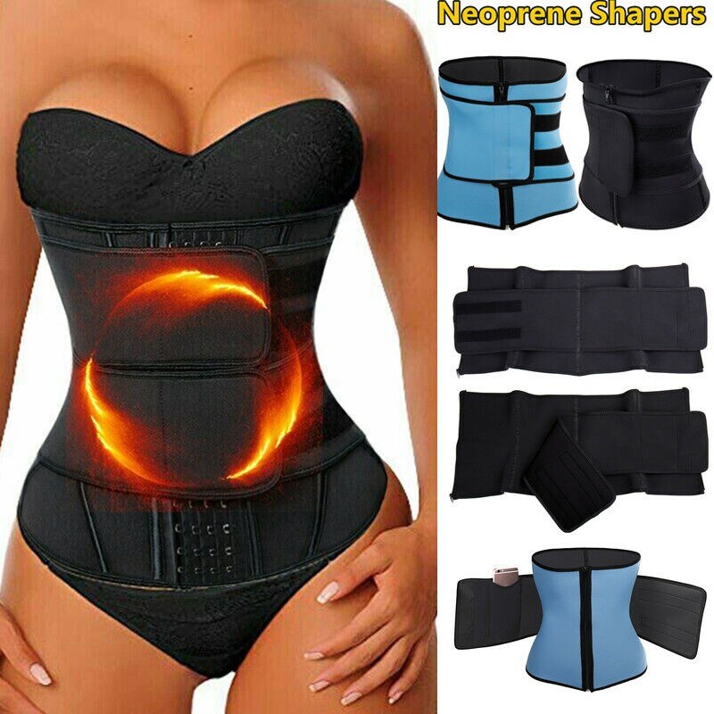 Fajas Reductoras Colombianas Cinturilla Tummy Control Waist Trainer Body Shaper