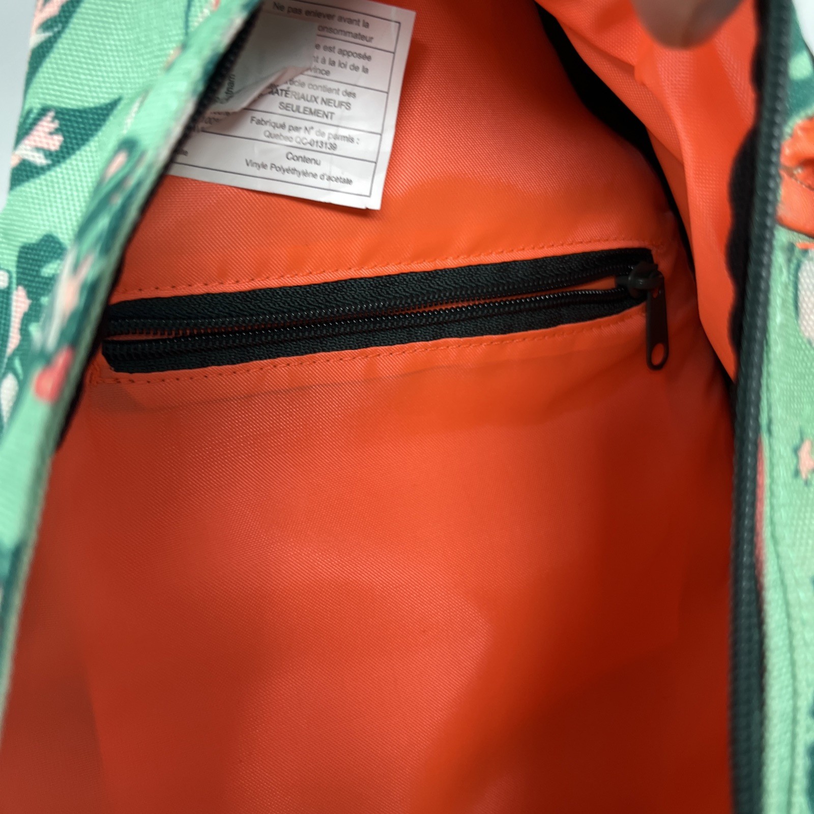 KAVU Tropical Jungle Leaf Rope Sling Backpack Canvas Bag Outdoor Beach Travel