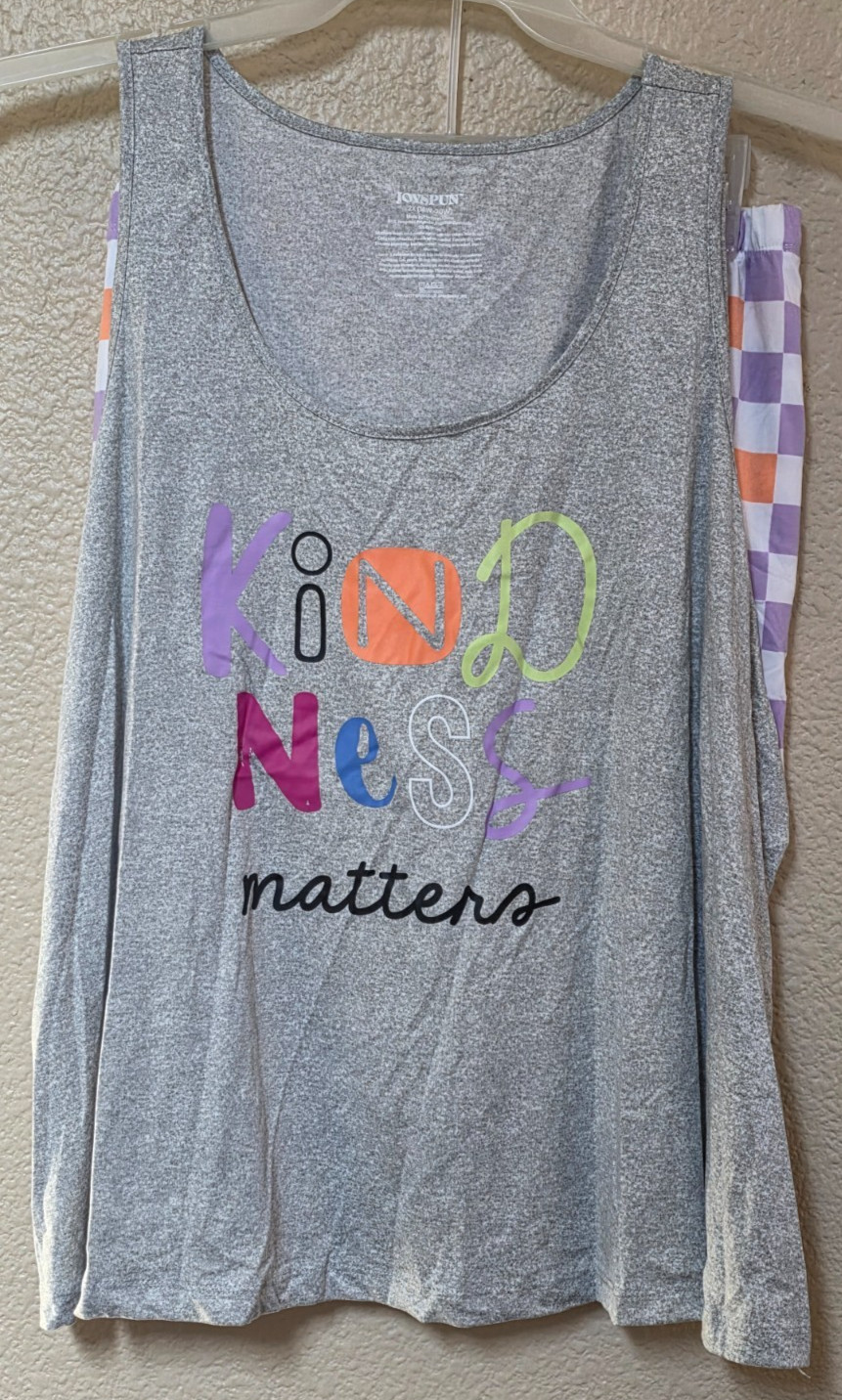 Joyspun Women’s Tank And Short Set Multicolor Size 2X (18W-20W) BRAND NEW