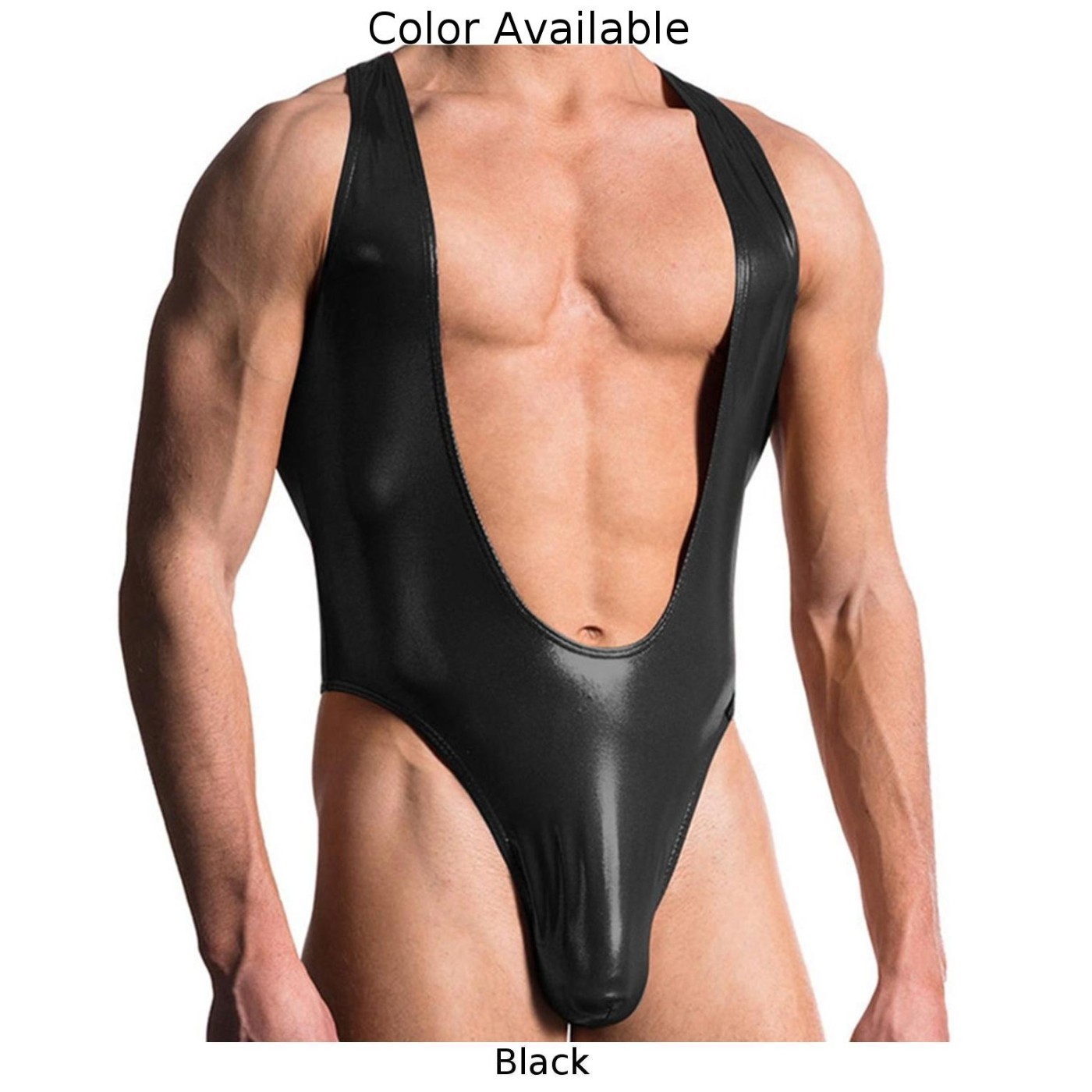 Beautiful Jumpsuit Wet Look PU Leather Polyurethane Artificial Leather