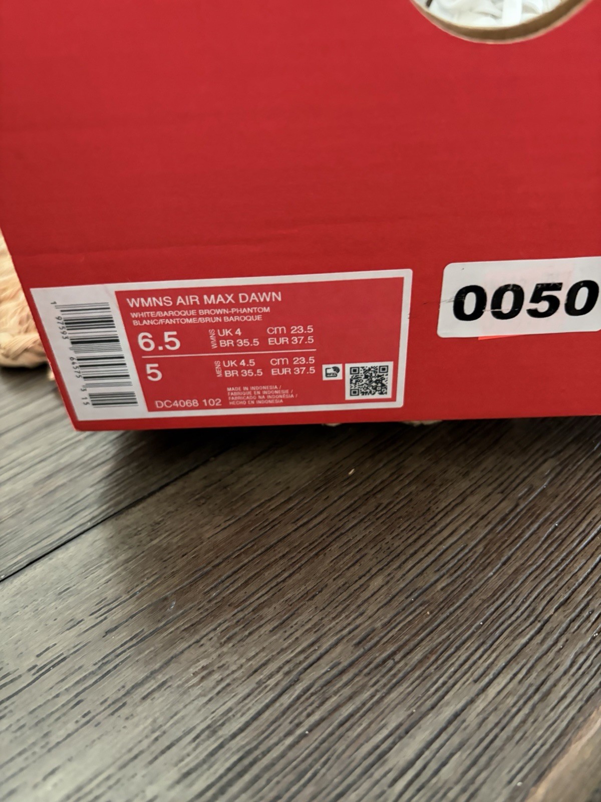 Size 6.5 – Nike Air Max Dawn