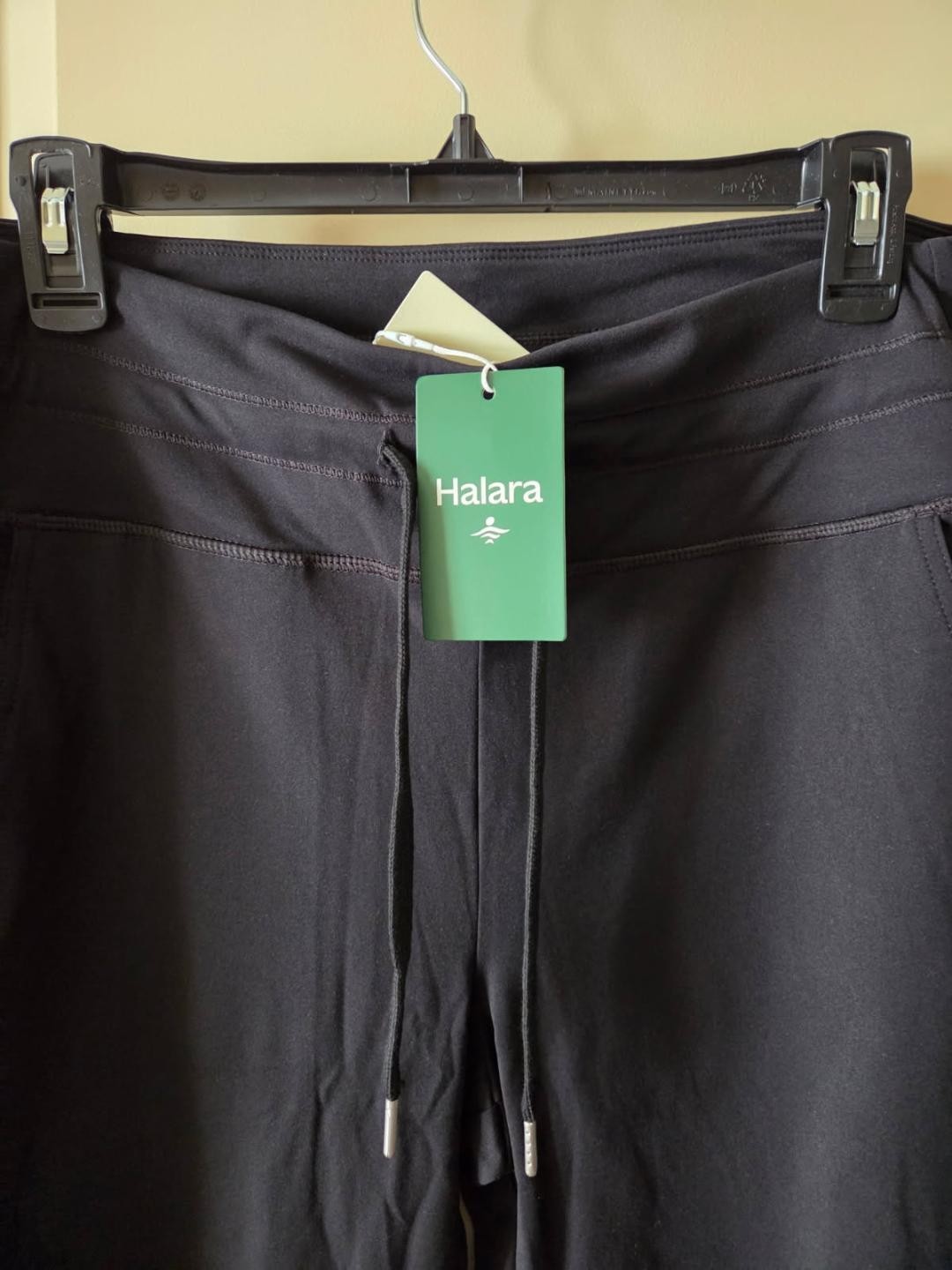 Halara SoftlyZero Plush High Waisted Drawstring Pocket Plain Full Length Jogger