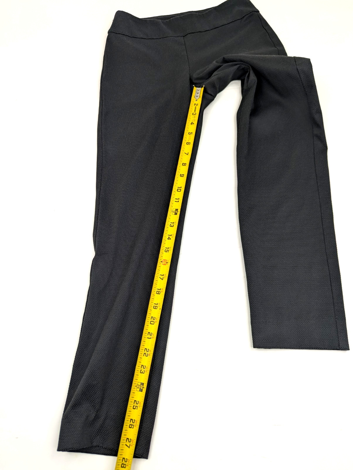 Krazy Larry Pull On Legging Pants Women 0 (26×27.5) Stretch Black – Made in USA
