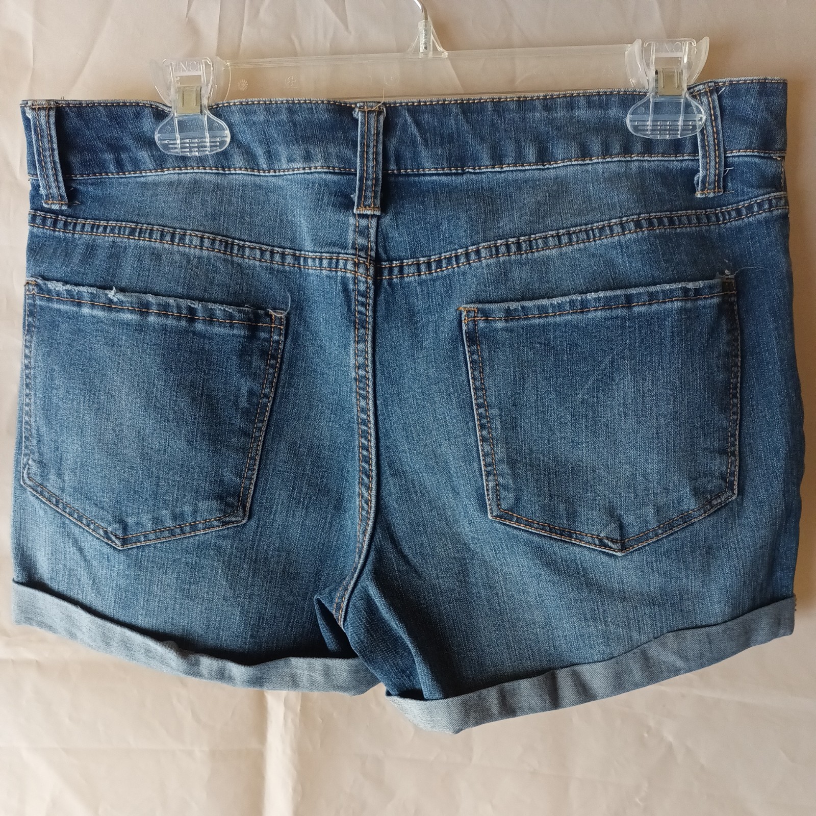 Time And Tru Size 12 Waist 32 Denim Shorts Stretchy Waist