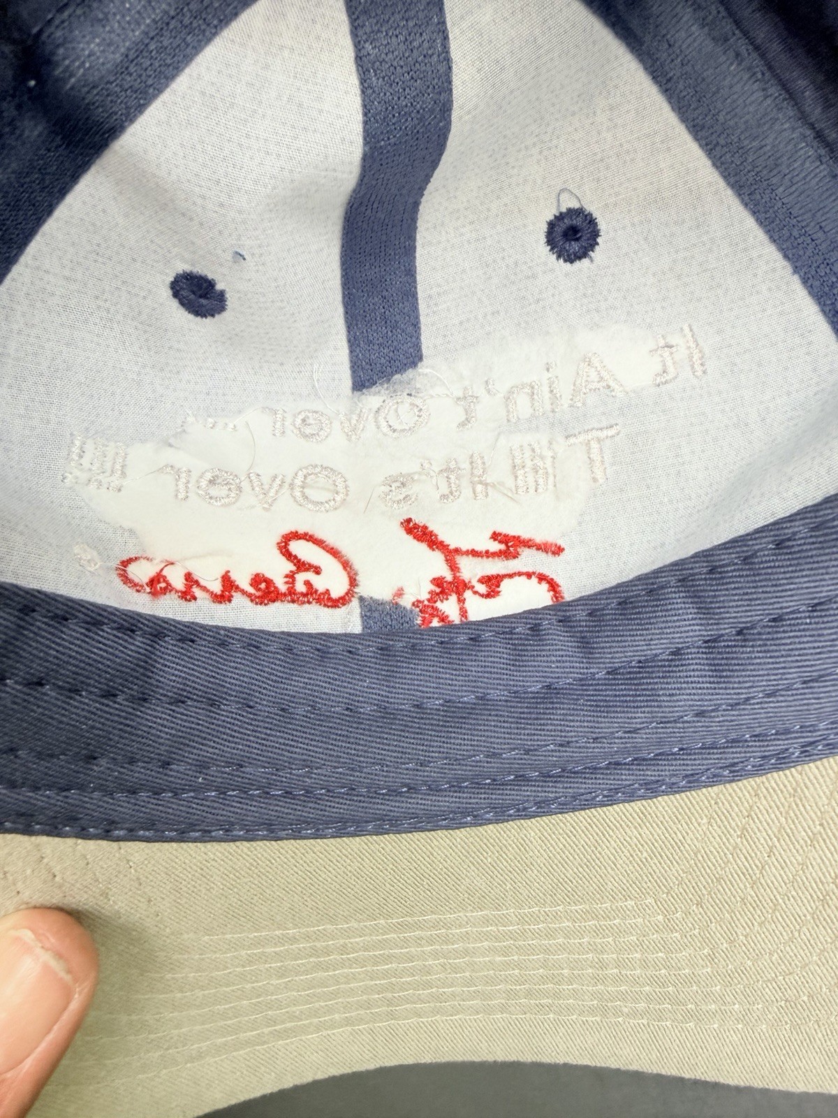 Vintage Headshots By Kc Caps Yogi Berra It Ain’t Over Till It’s Over Ball Cap