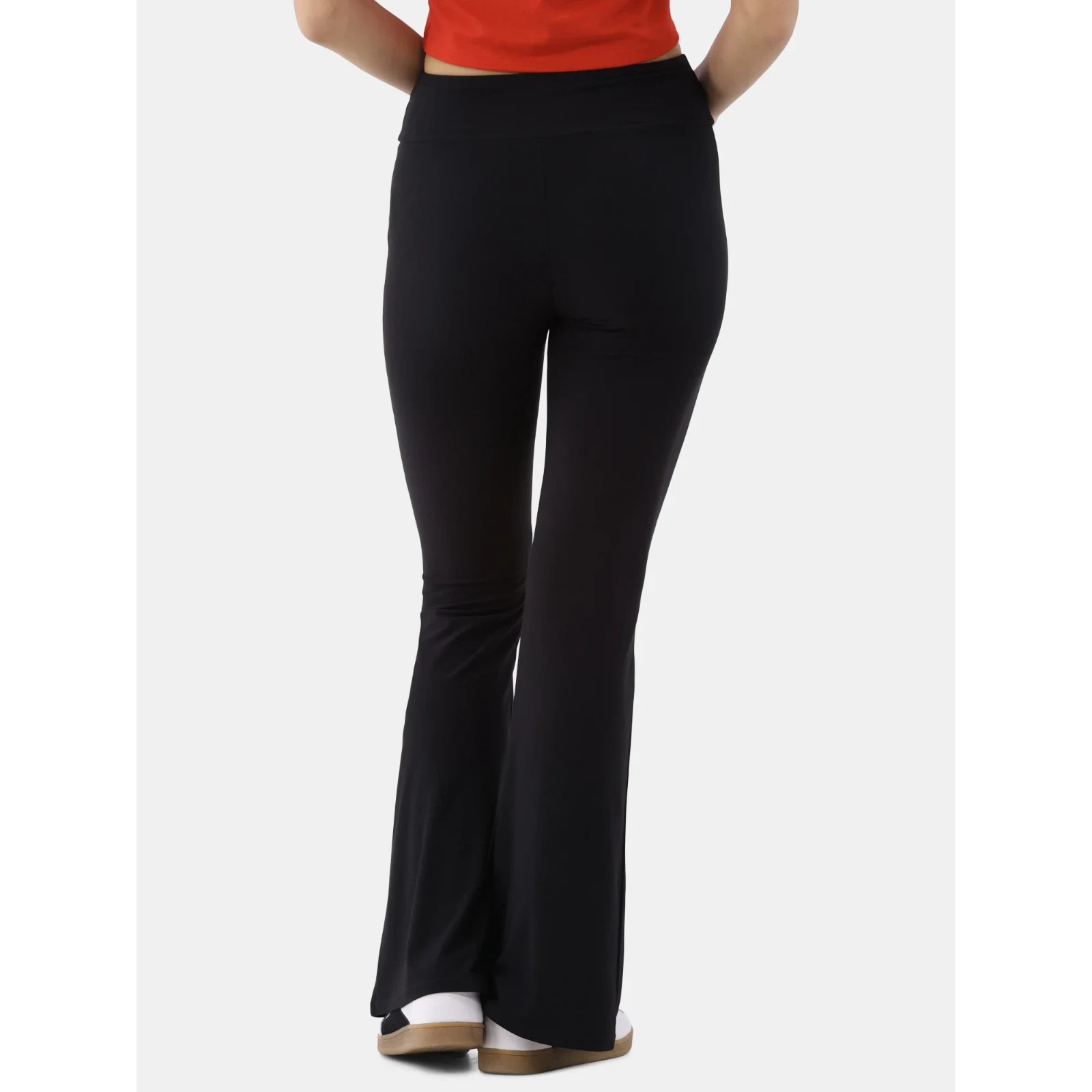 No Boundaries Women’s Pull On Flare Pants MEDIUM (8-10) Black 32″ Inseam New