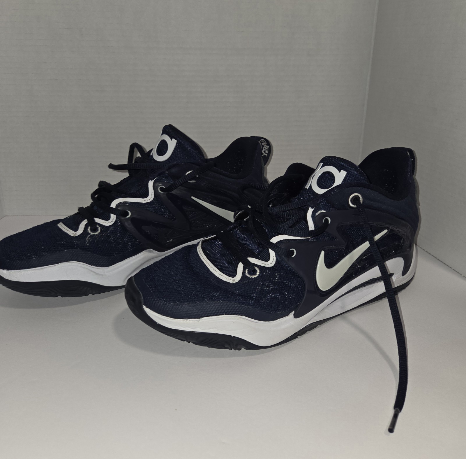 Nike KD 15 TB Midnight Navy Men’s Low Top Lace Up Mesh Basketball Sneaker
