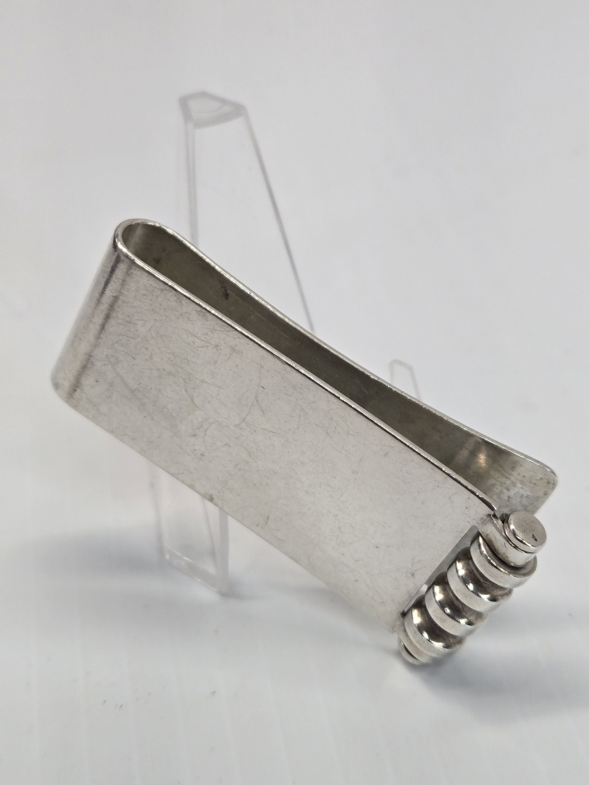 Tiffany & Co. Sterling Silver Groove Rolling Money Clip Paloma Picasso .925