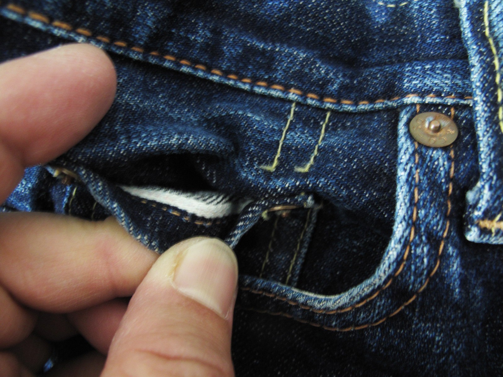 HOT VTG Men’s FULL COUNT @ L108 OSAKA 5 SELVEDGE JAPAN Jeans 27 x34 (*Fit 26×29)
