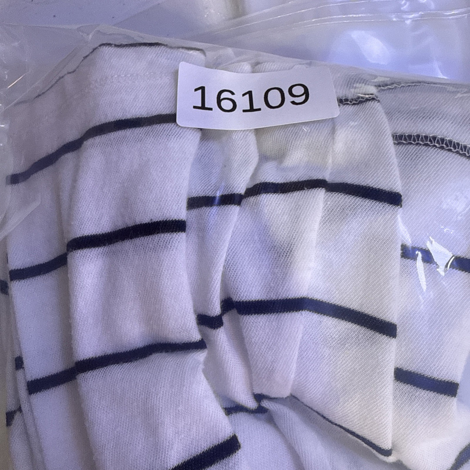 J. Crew Cardigan White Black Stripe Sweater Long Sleeve Coastal Flyaway Medium