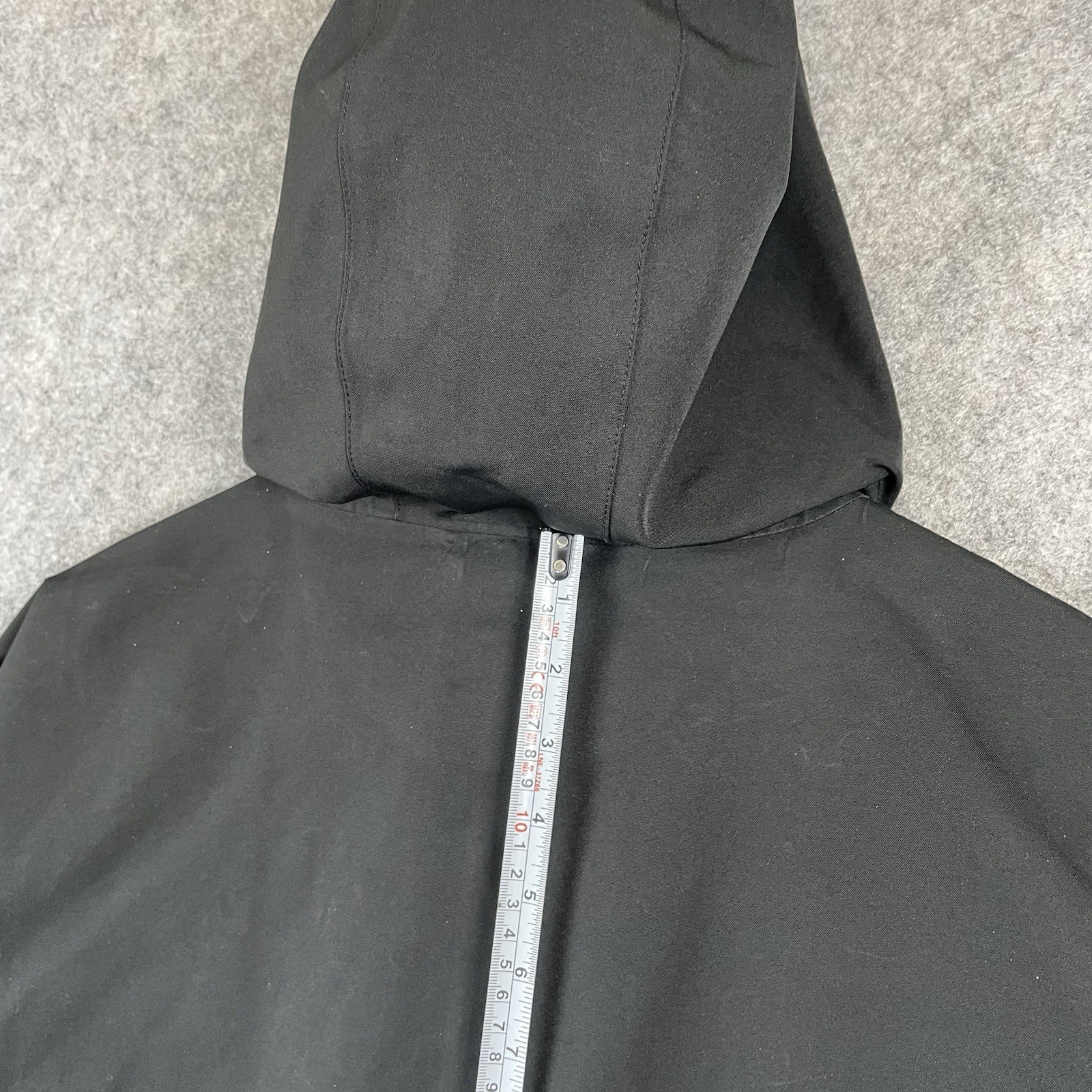 Sweaty Betty Waterproof Raincoat Womens Small Black Grey London Outdoor Coat *