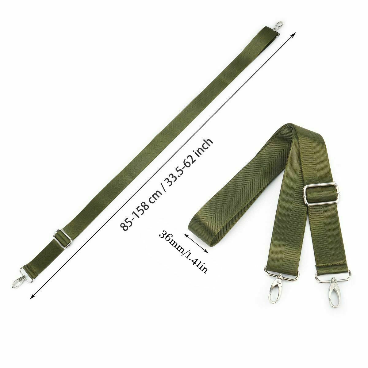 Canvas Bag Shoulder Strap Adjustable Crossbody Replacement Handbag Straps USA