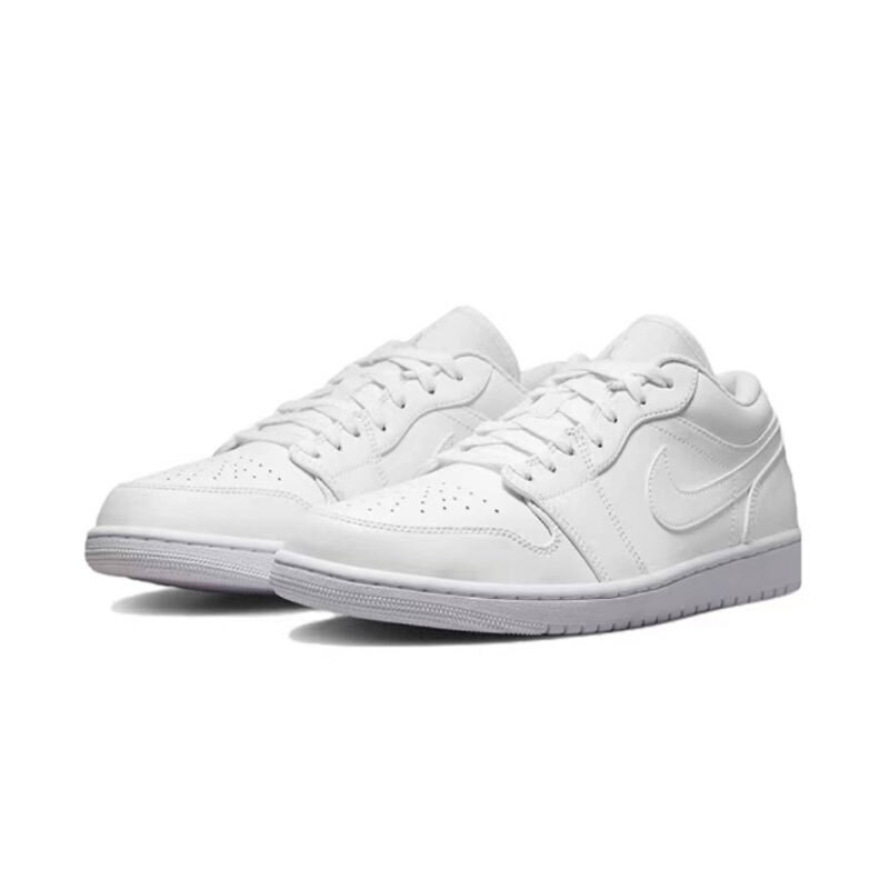Nike Air Jordan AJ1 Low White Shoes Men’s 553558-136