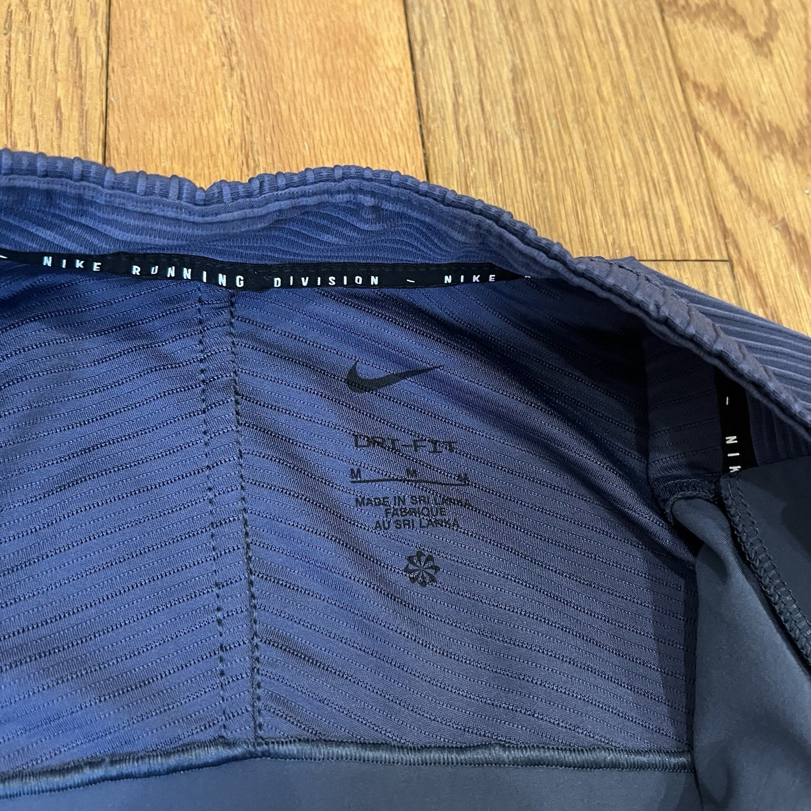 Nike Jacket Running Division Men Medium Blue Element Full Zip Lightweight DR8724