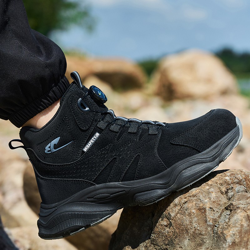 Mens Steel Toe Work Boots Safety Shoes Indestructible Sneakers Lightweight Shoes