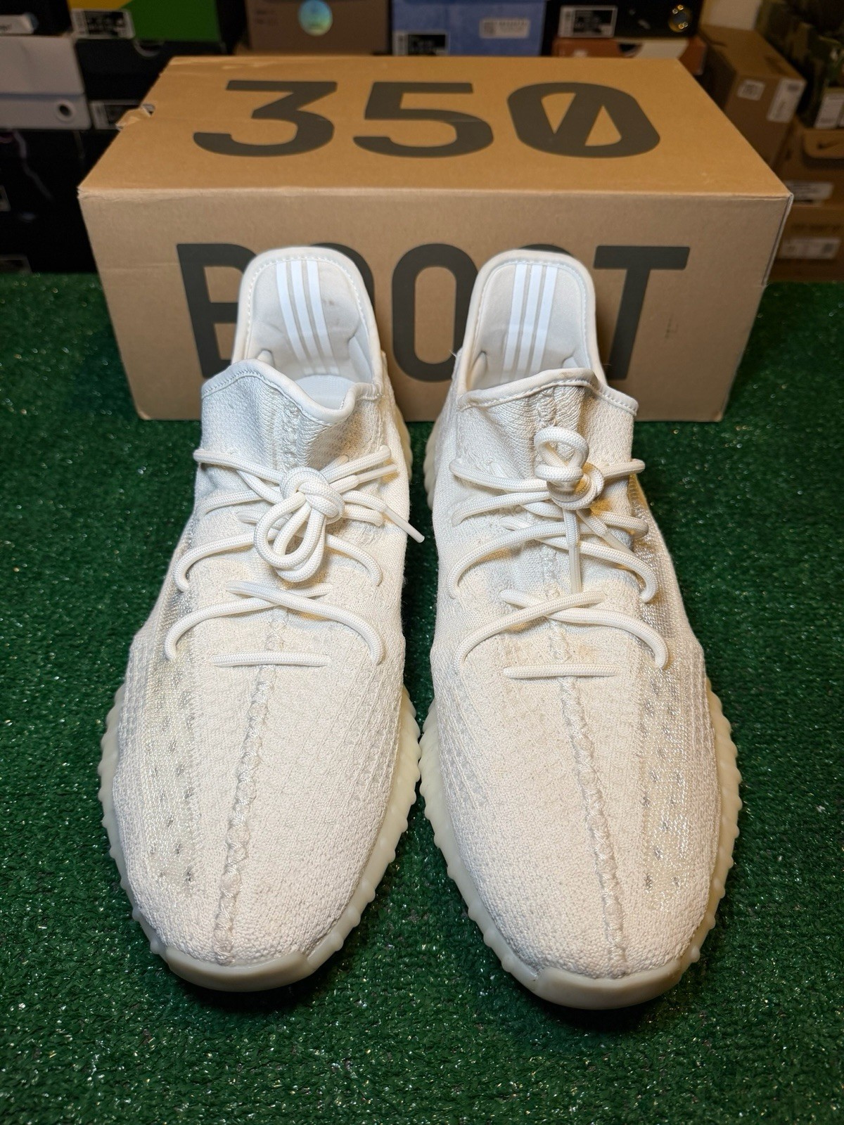 adidas Yeezy Boost 350 V2 Bone, Size 15, Lightly Worn With Box