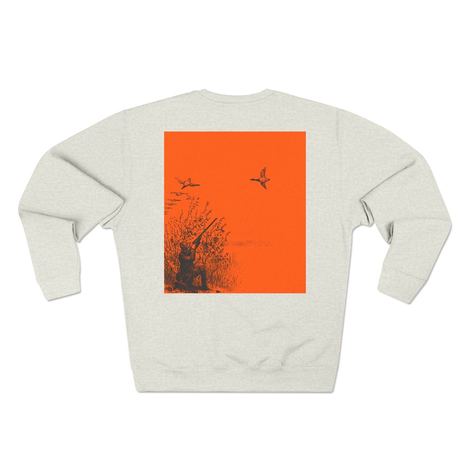 Safety Orange – Your Ground, Your Pack, Your Quarry – Unisex Crewneck Sweatshirt