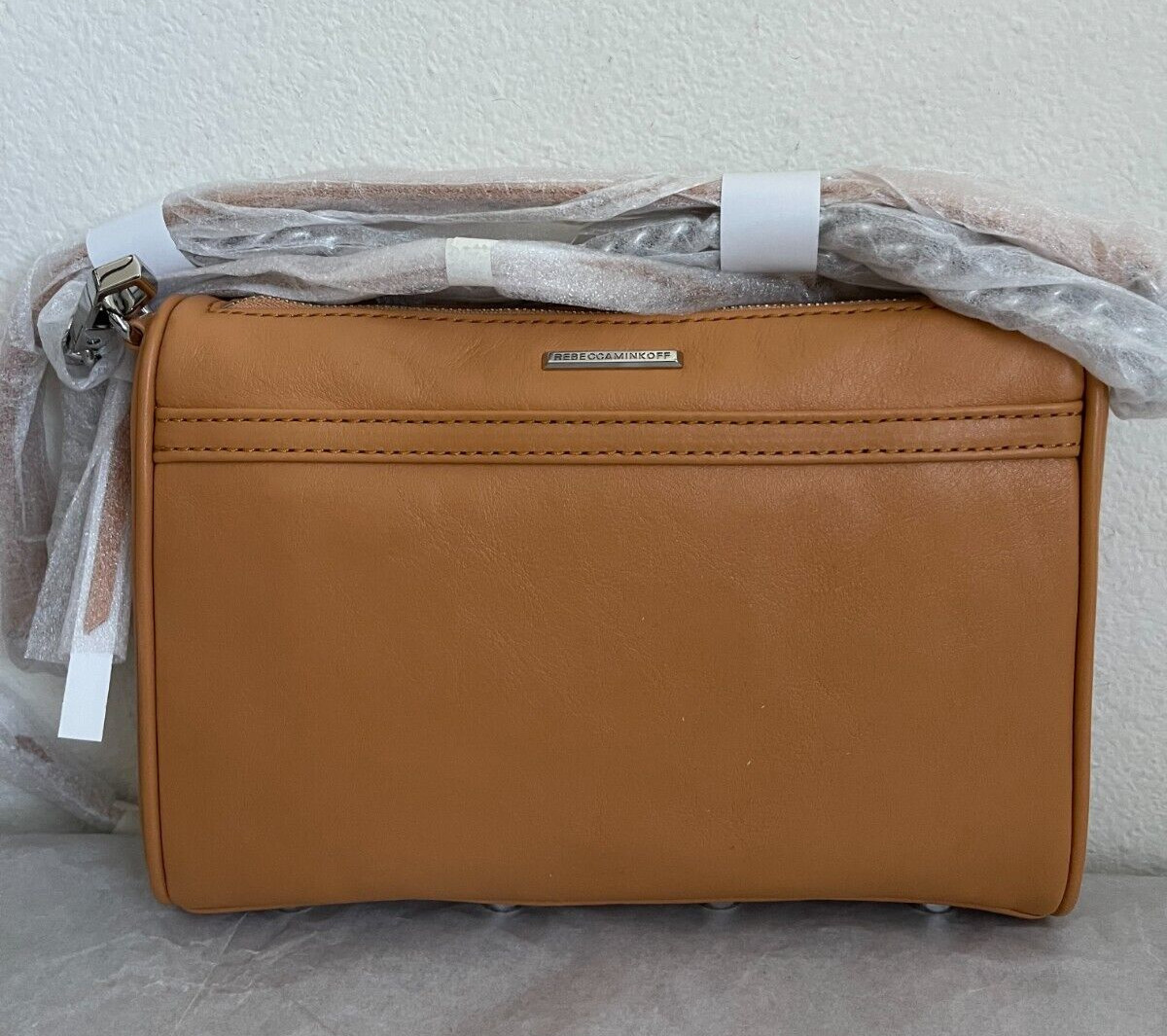 NWT Rebecca Minkoff Mini M.A.C Crossbody Bag $195 Honey Original Pack