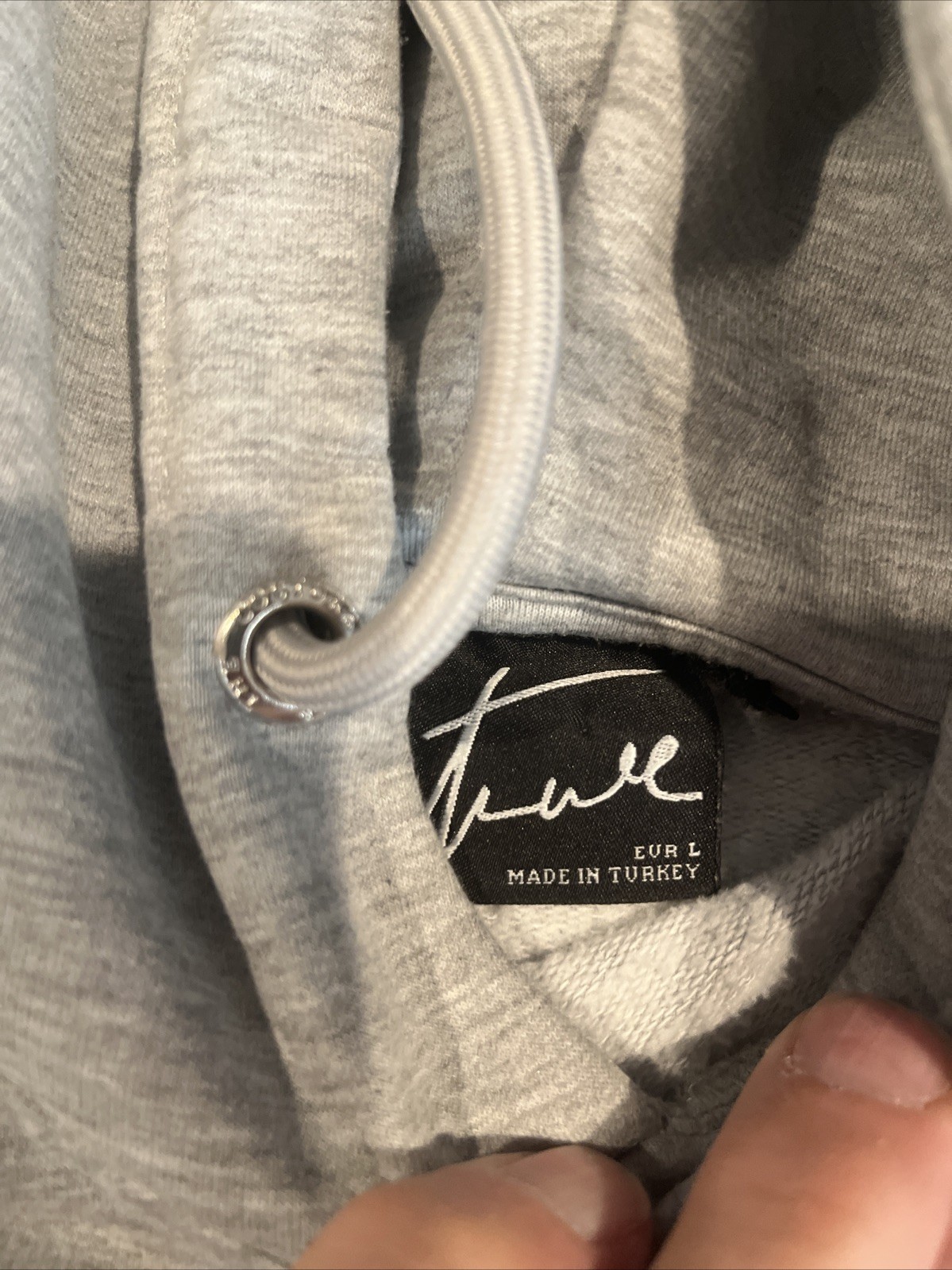 The Couture Club Hoodie And Sweatpants Stitched Gray Size Large