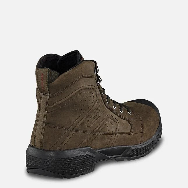 Red Wing Exos Lite Men 10.5 E2 2454 Brown Leather Waterproof Safety Toe Boot