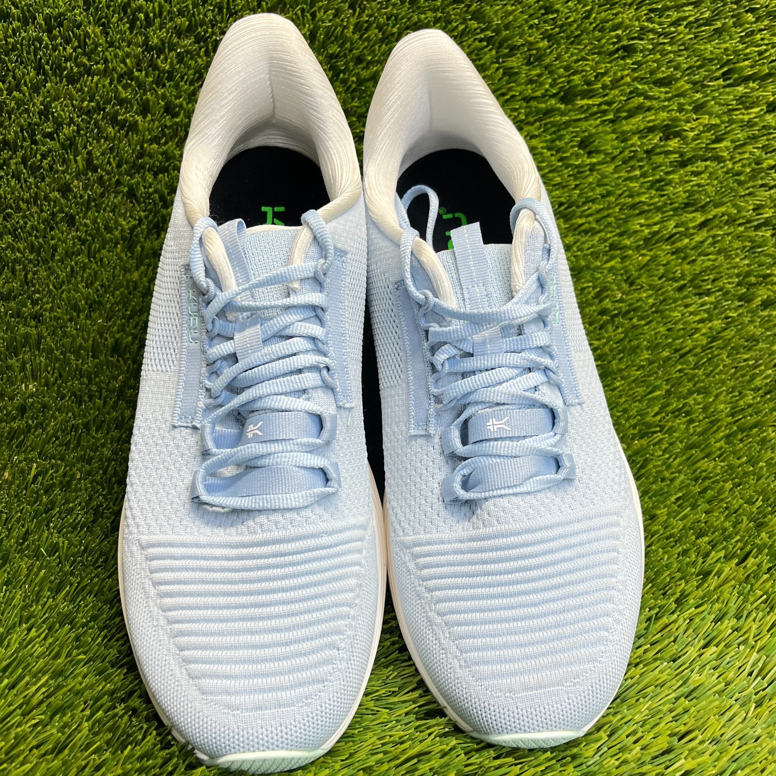 Kuru Atom 2 Womens Size 11.5 Blue White Athletic Running Walking Shoes Sneakers