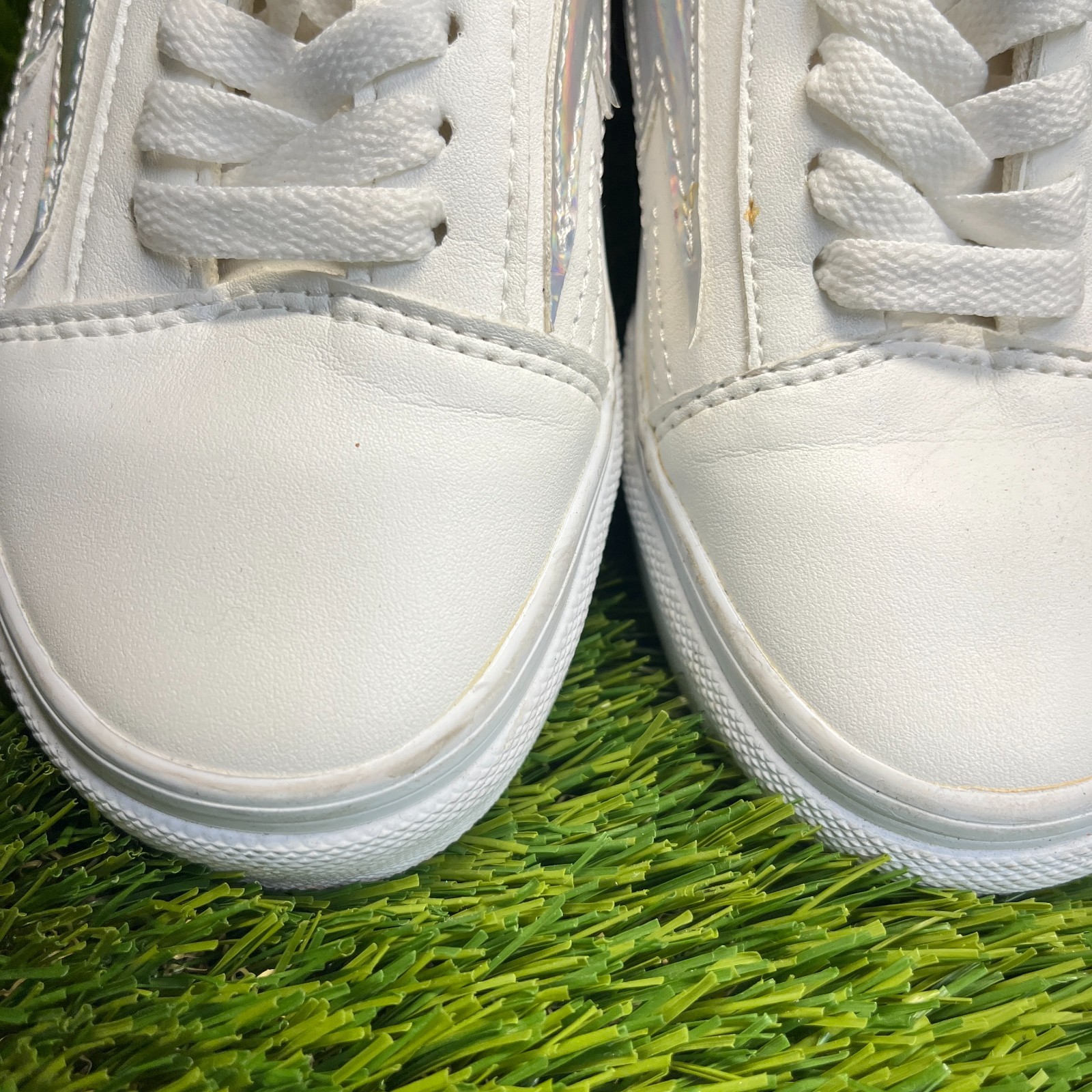 Revenge x Storm Classic Plus Mens Size 5 White Athletic Leather Shoes Sneakers