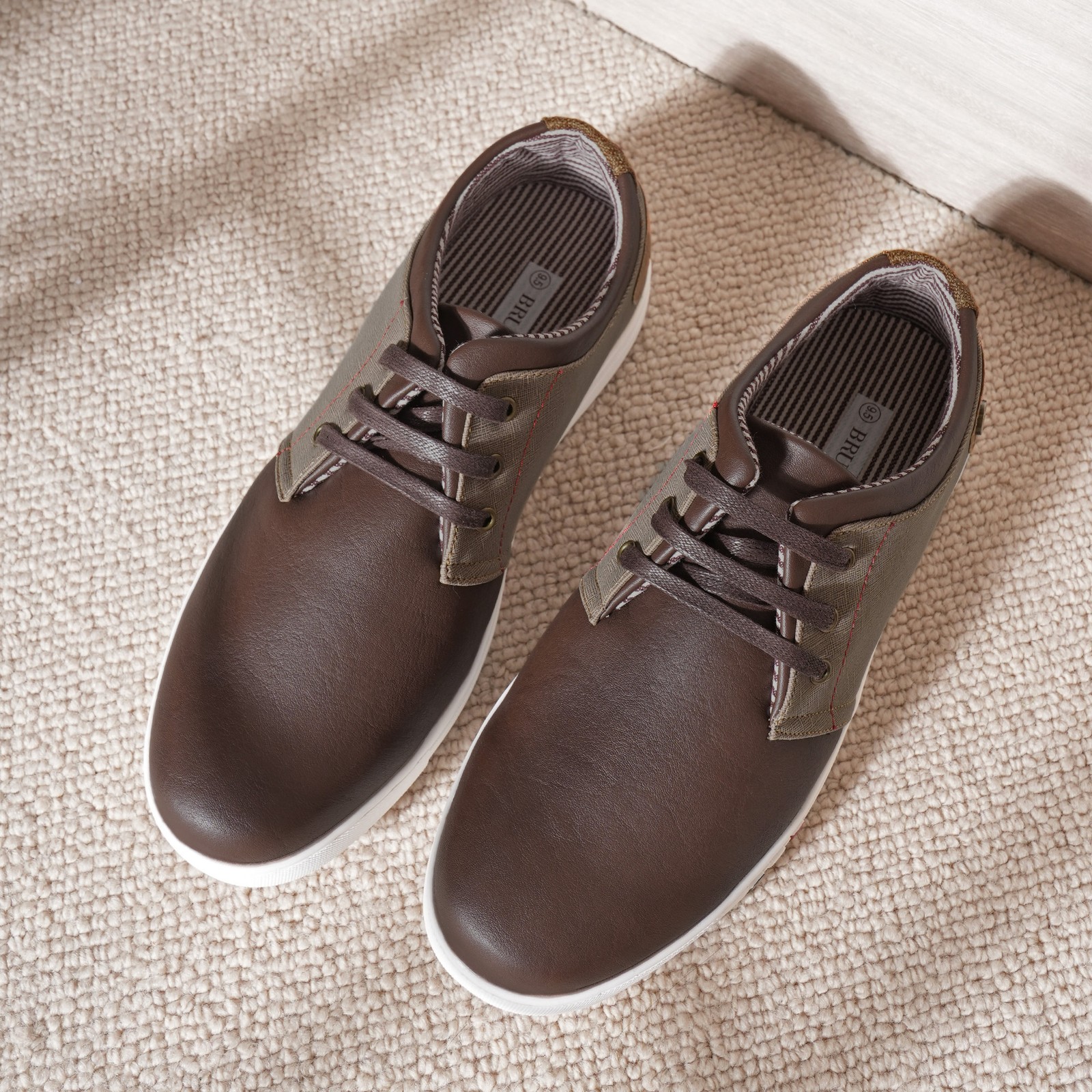 Men’s Casual Shoes Lace Up Waking Shoes Fashion Sneakers Size 6.5-15