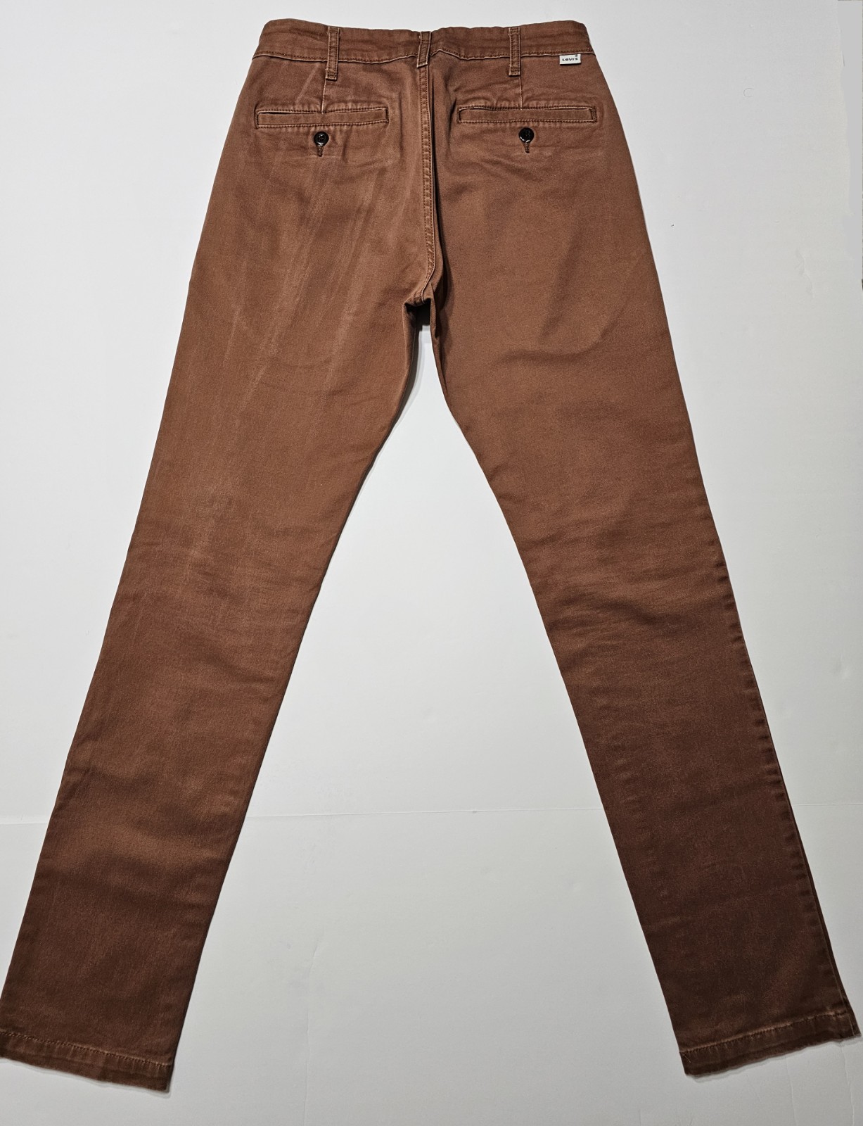 Levi Strauss & Co Chino Pants Men’s W29x L32 Brown Two Horse Brand Cotton