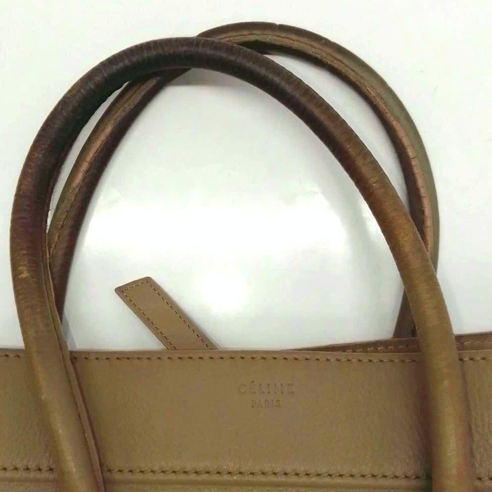 CELINE Luggage Phantom Tote Bag Handbag Leather KM050 Authentic Luxury Fashion