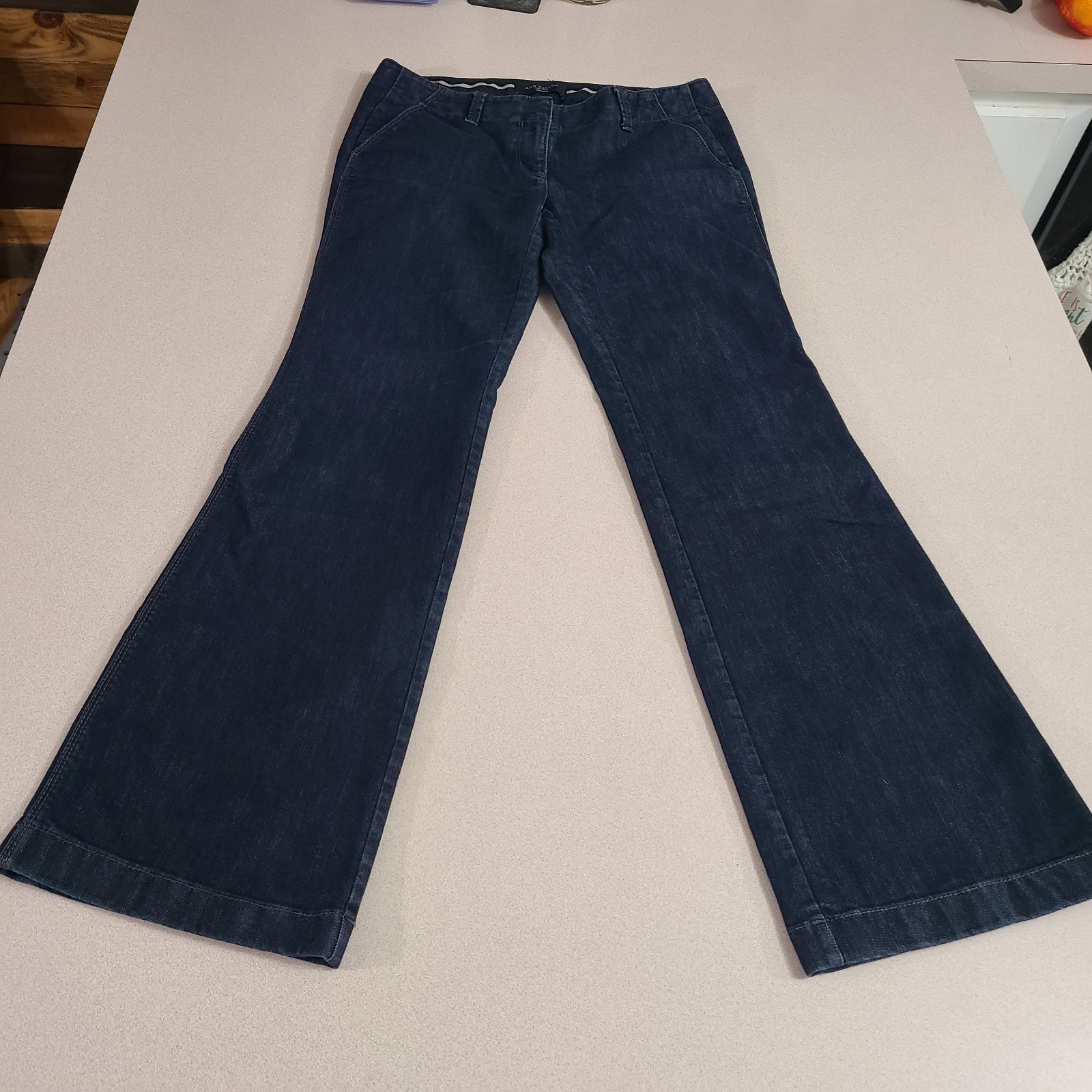 Ann Taylor Loft Women 4P 30W x 29L Curvy Boot Cut Jean size /A7