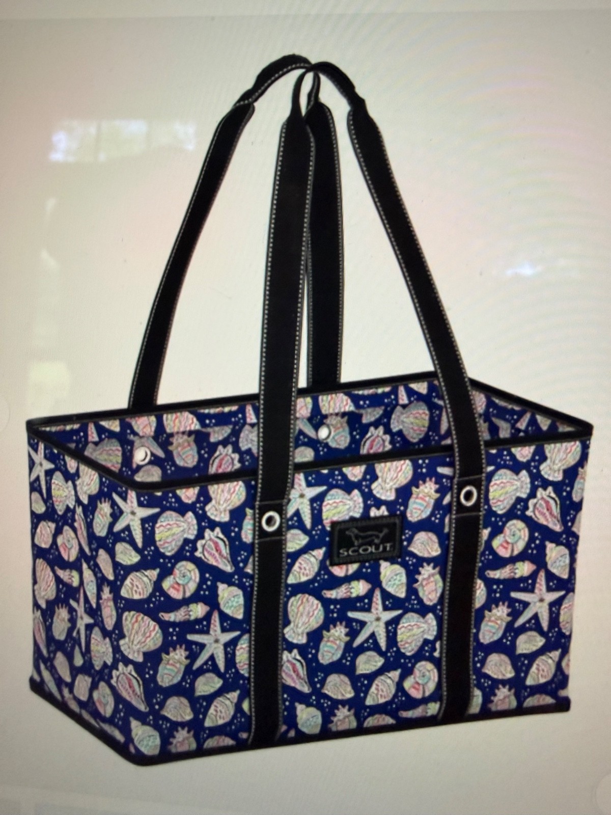 Scout Shellibrity Cabana Boy Extra-Large Tote Bag 21″ W x 12″ T x 10.25″ D NWOT