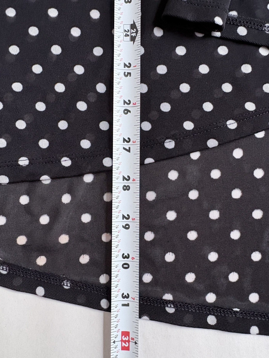 Zero 2 Eight Plus 3X Sheer Mesh Polka Dot Open Front Cardigan Black White Draped