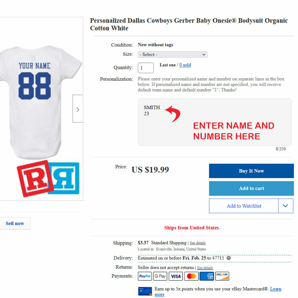 Personalized Los Angeles LA Lakers Gerber Baby Onesie® Cotton Custom Bodysuit