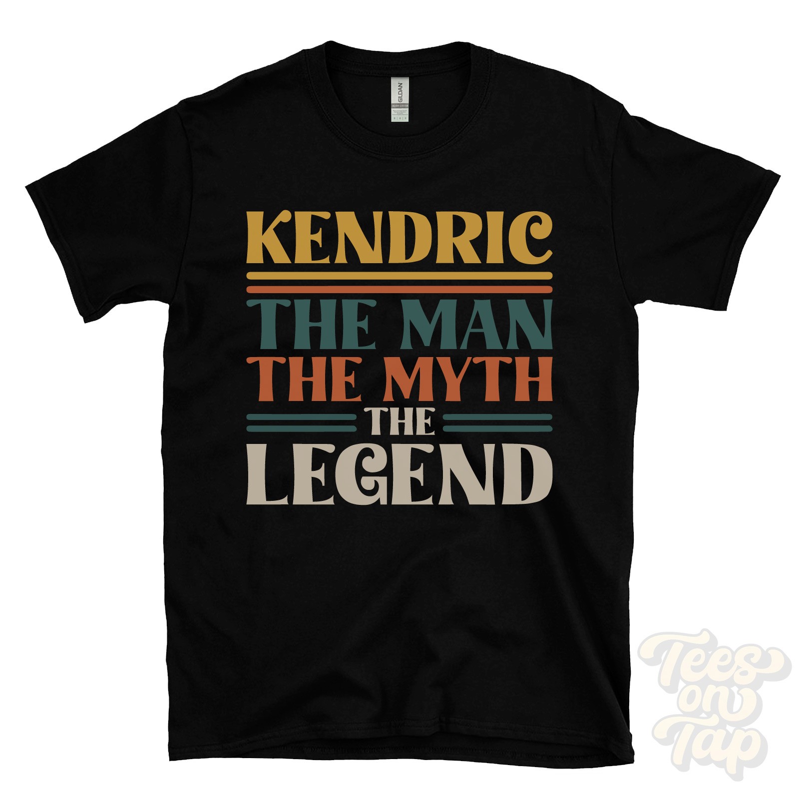 KENDRIC THE MAN MYTH THE LEGEND T-SHIRT mens name gift for him brother dad son