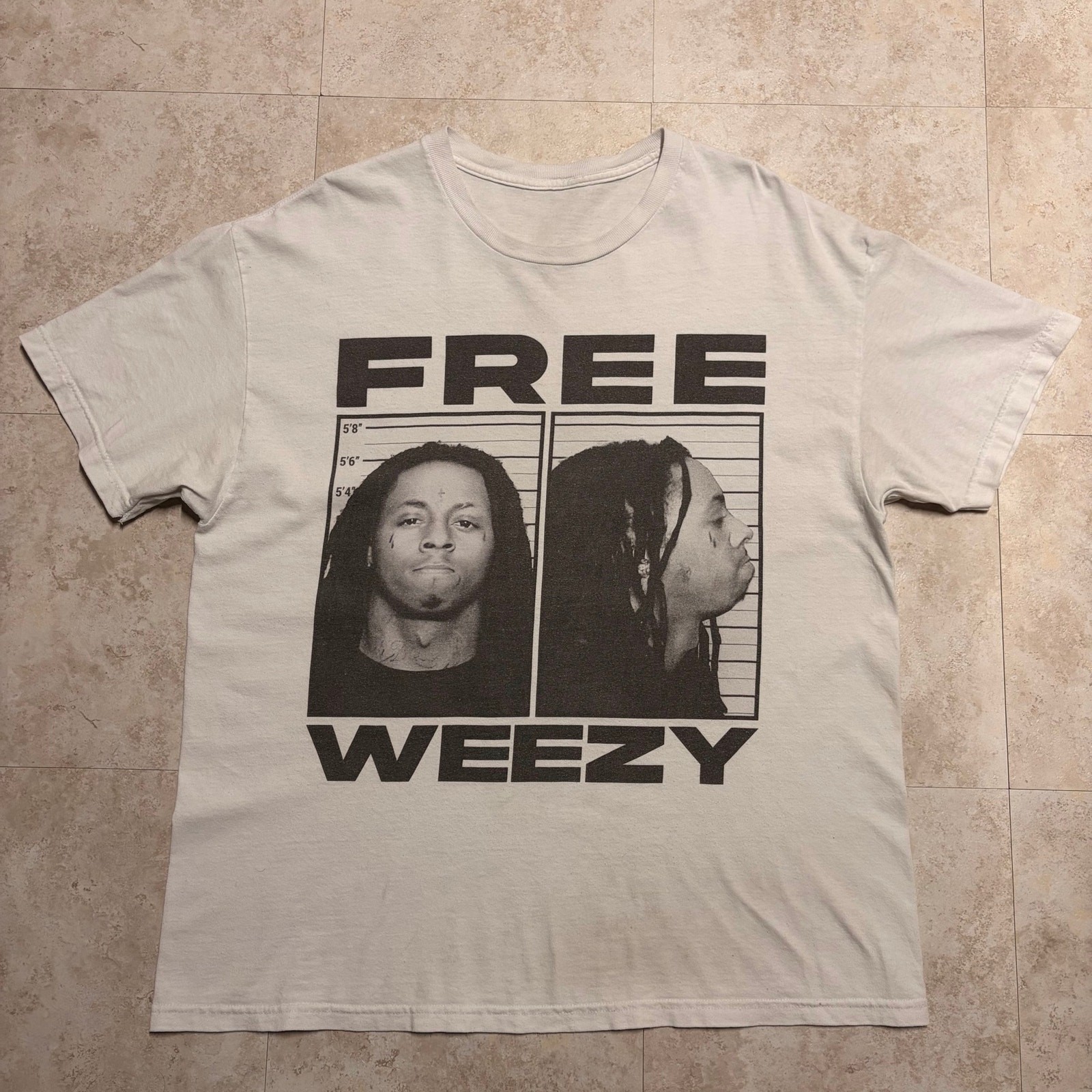 Y2K Vintage 2010 Lil Wayne Free Weezy T-Shirt