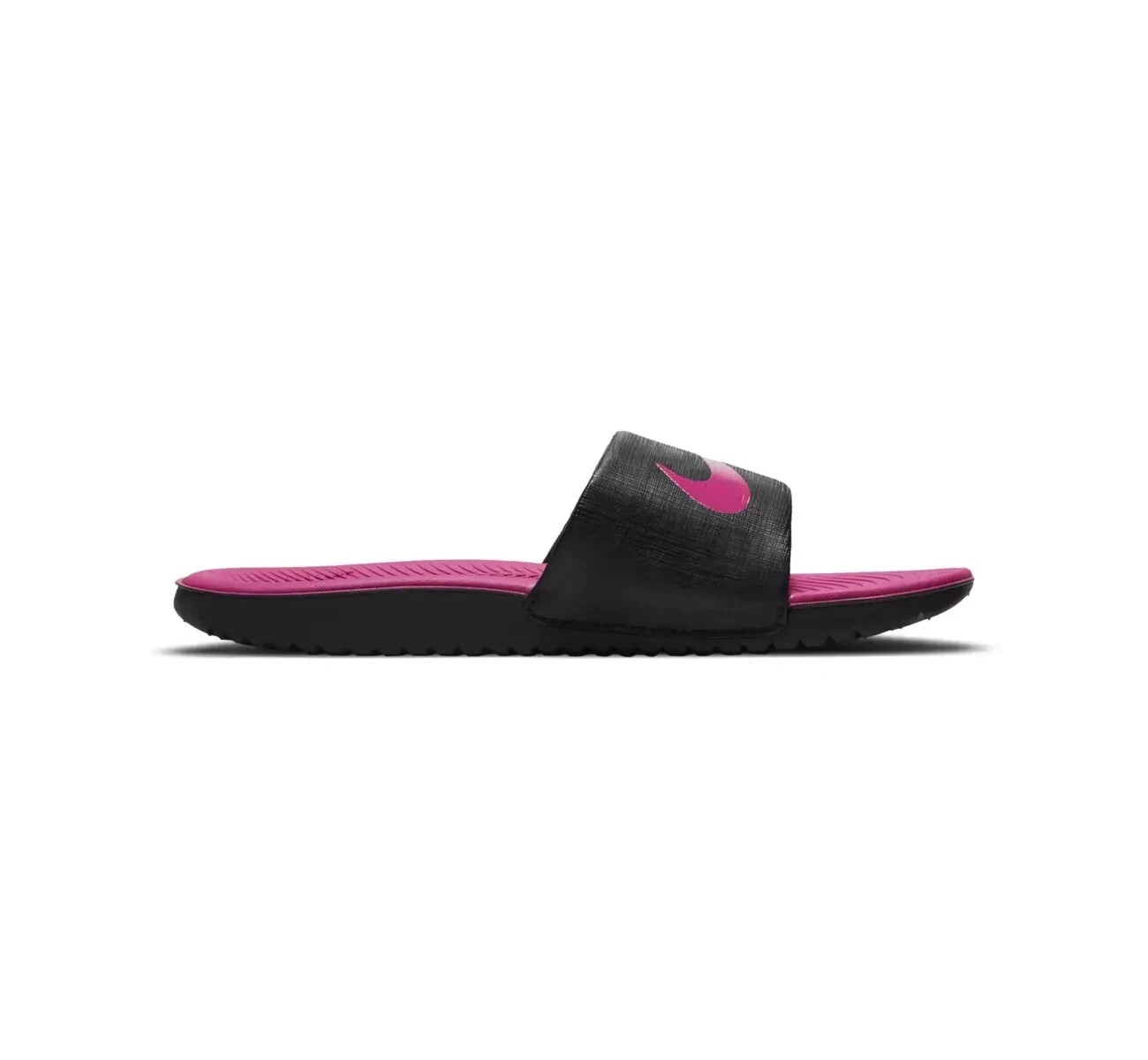 Nike Kawa Slide (GS) Black Pink DD8519-001 Youth NEW