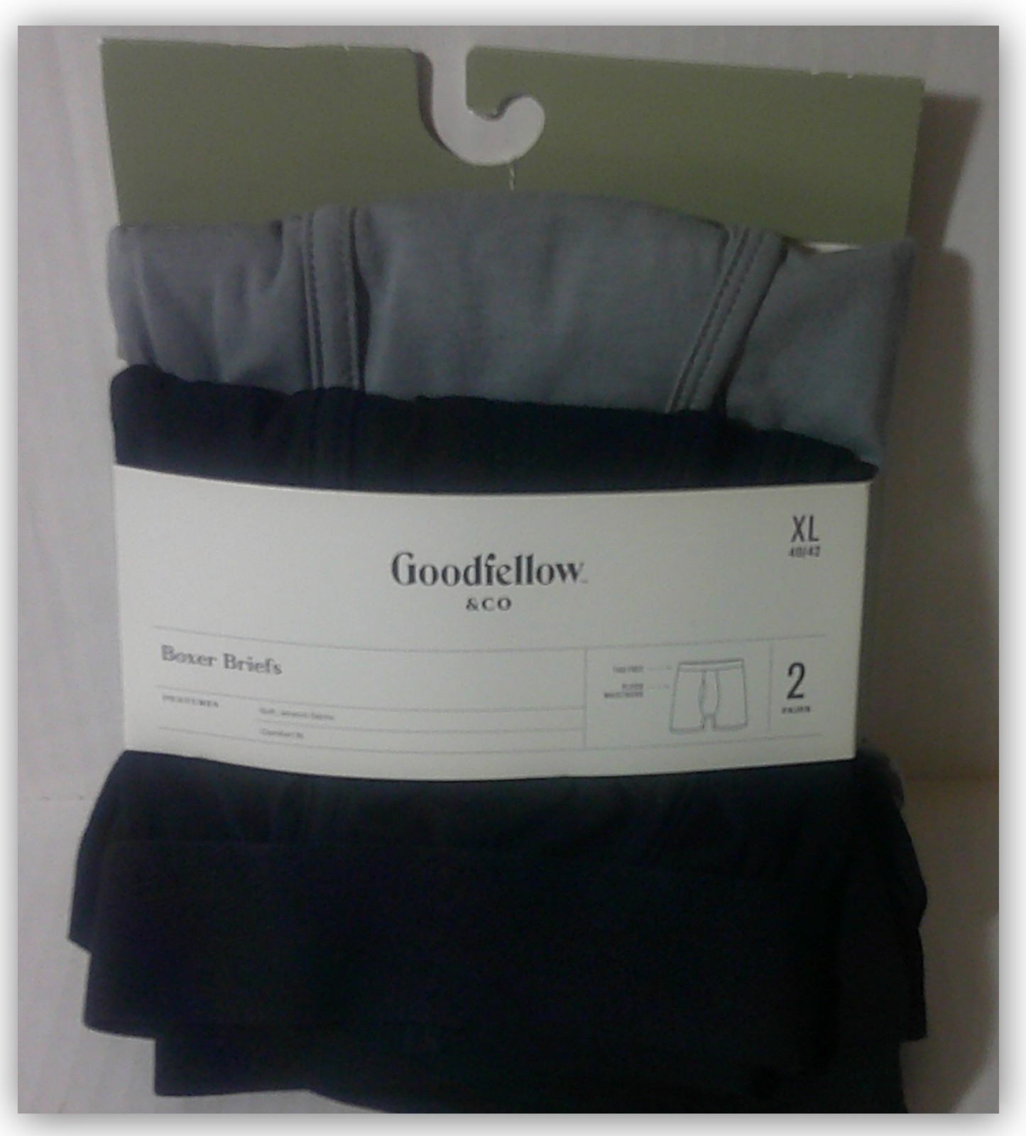 Goodfellow & Co BOXER BRIEFS 2pk SOFT STRETCH KNIT fabric Choice solids & prints