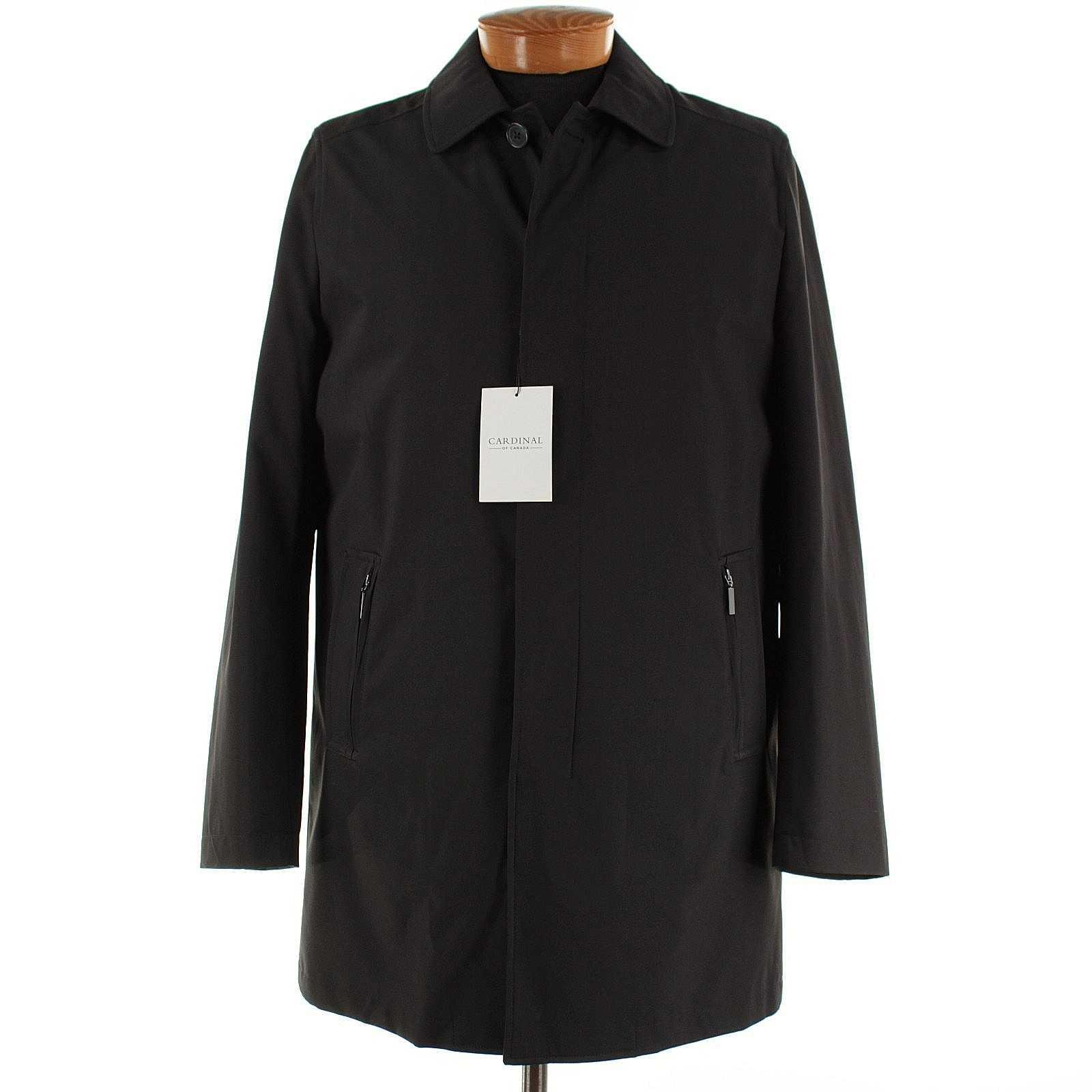 Cardinal of Canada NWD Polyester Rain Coat Size Large (42-44) McCord In Black