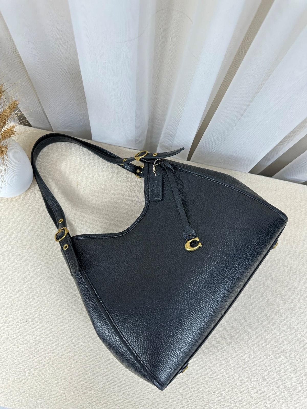 COACH Lori Shoulder Bag C4824 Black Women’s Bag Outlet NEW